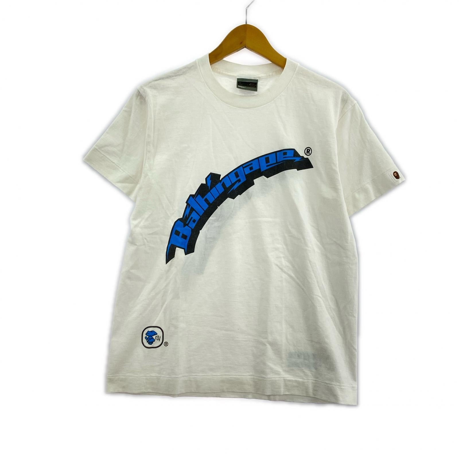 半袖Tシャツ A BATHING APE×NEIGHBORHOOD S/SグラフィックT 初期タグ 白 (M) M ホワイト