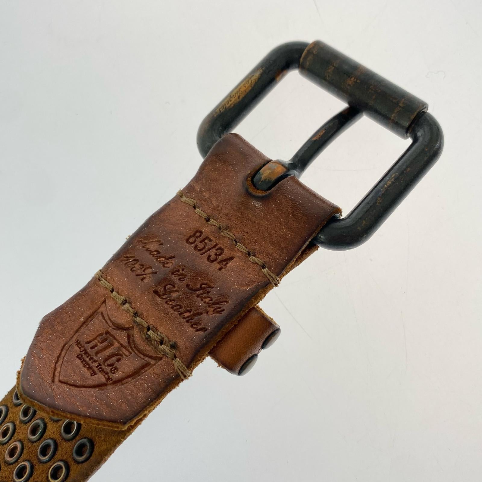 その他アクセサリー HTC スタッズベルト 茶 ブラウン