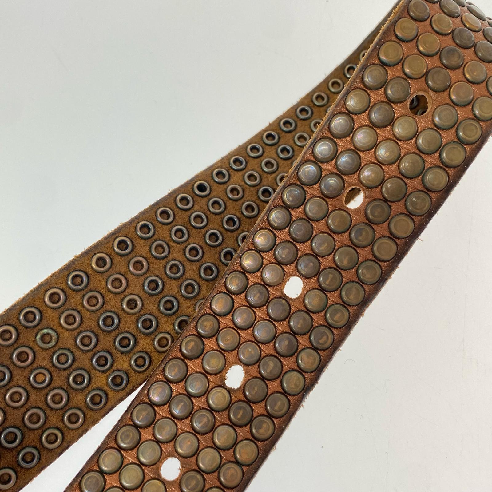 その他アクセサリー HTC スタッズベルト 茶 ブラウン