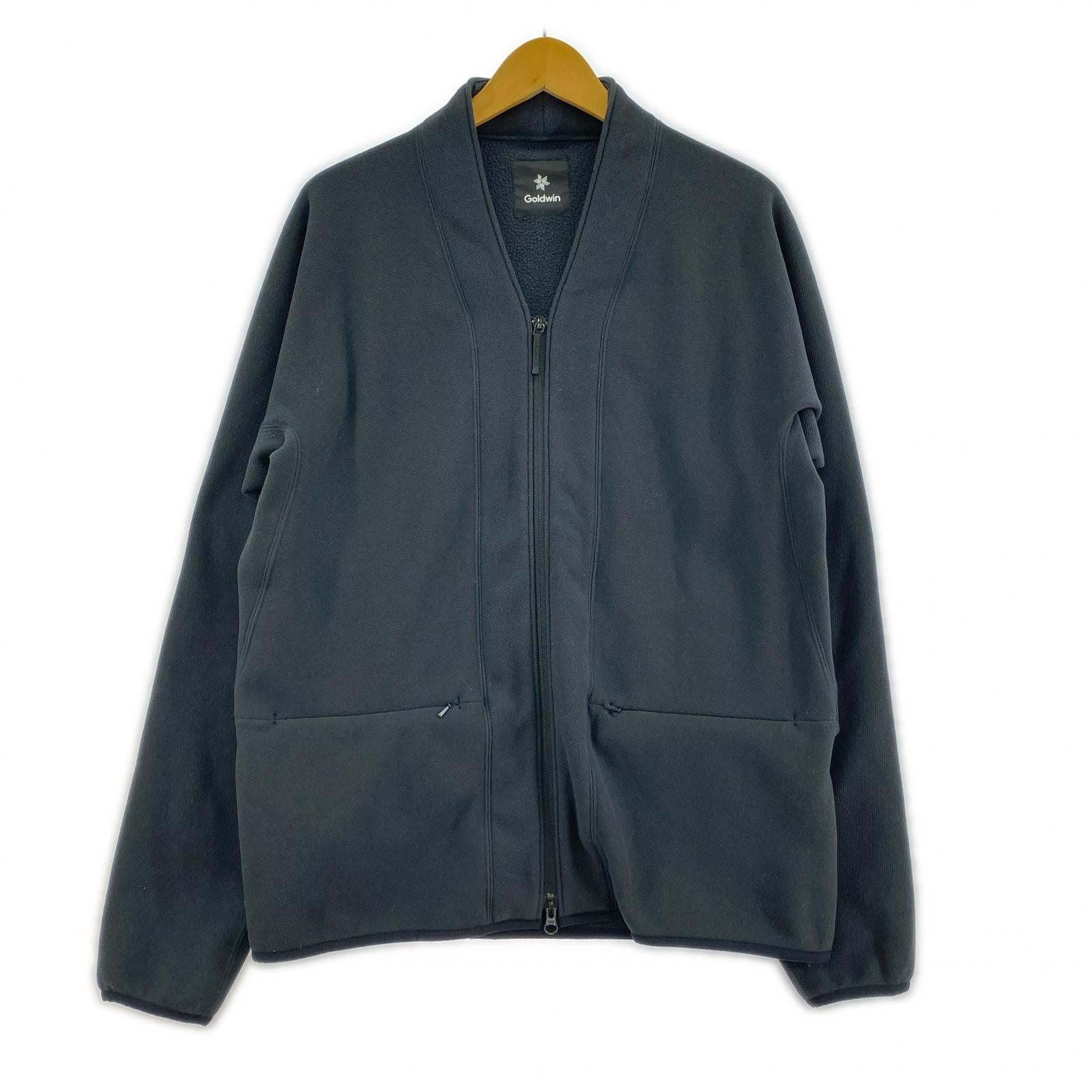 ジャケット GOLDWIN LETTERED CARDIGAN MG GL39300P ブラック(M) M ブラック