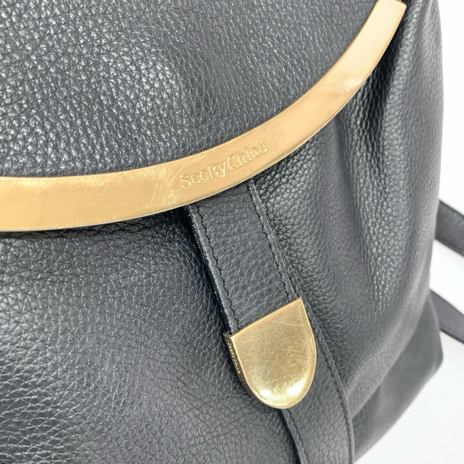 リュック・デイパック SEE BY CHLOE リュックサック・バックパック ブラック