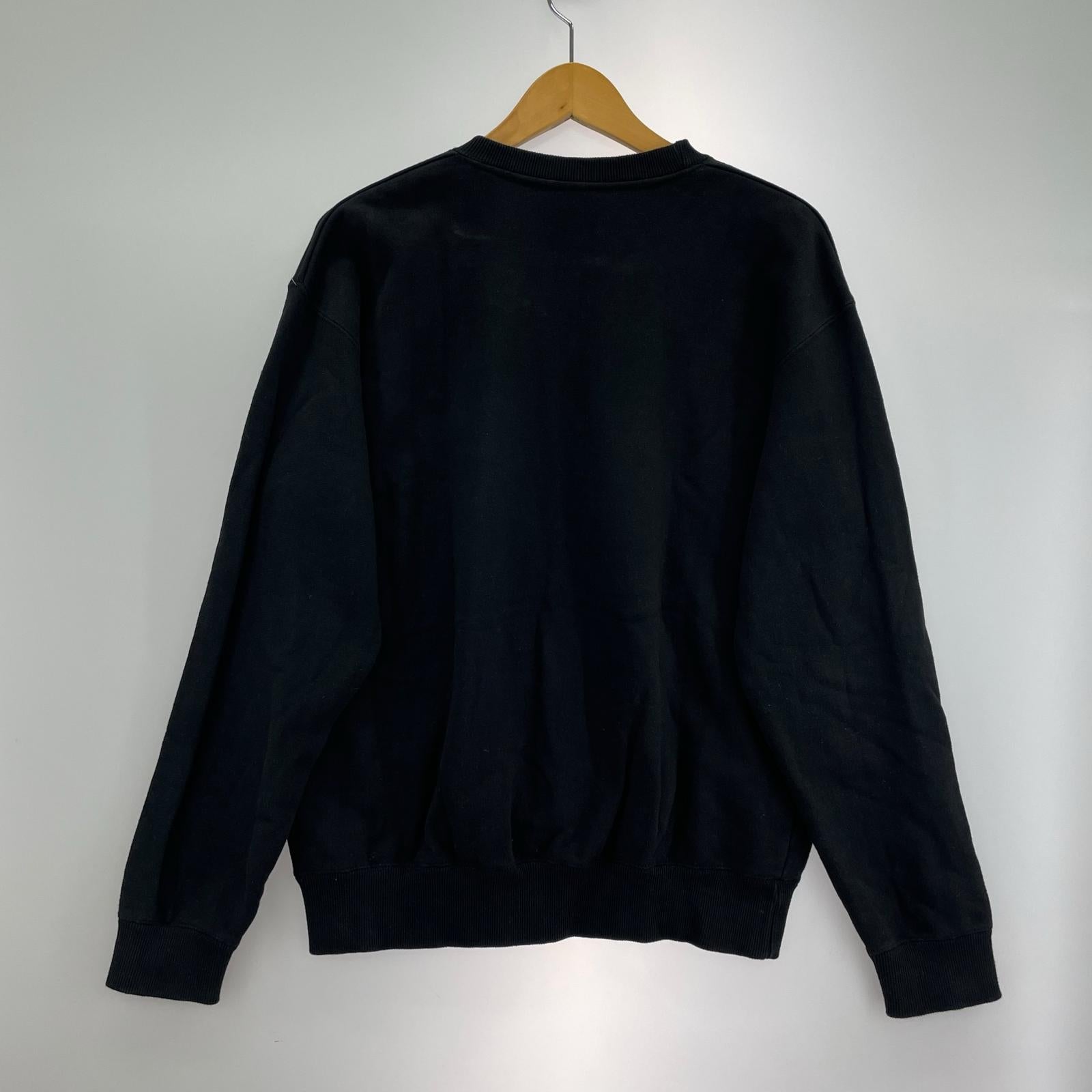 スウェット CROSS STTCH (L) L ブラック