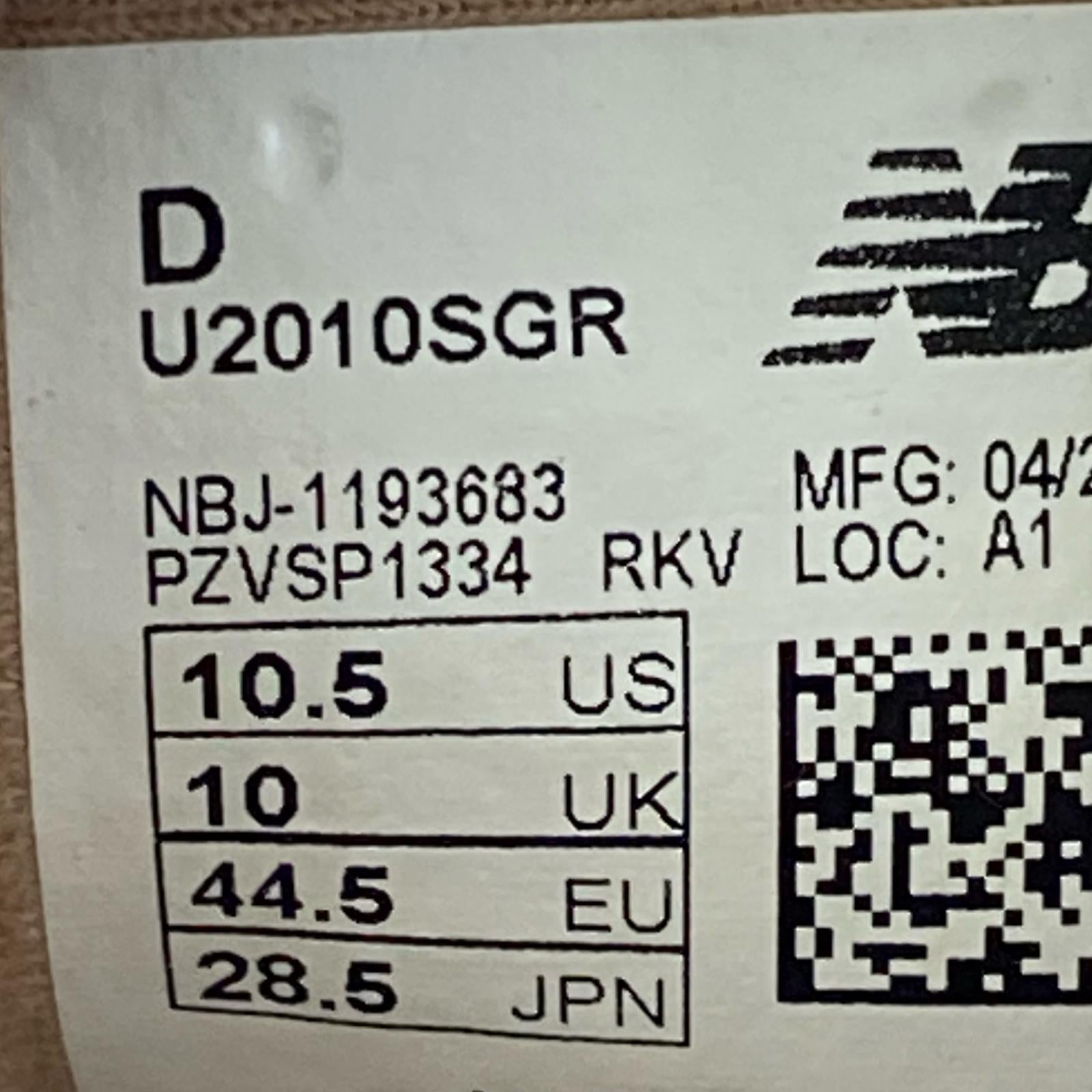 スニーカー NB U2010SGR スニーカー 28.5cm (US10 1/2 UK10 EU47) ベージュ