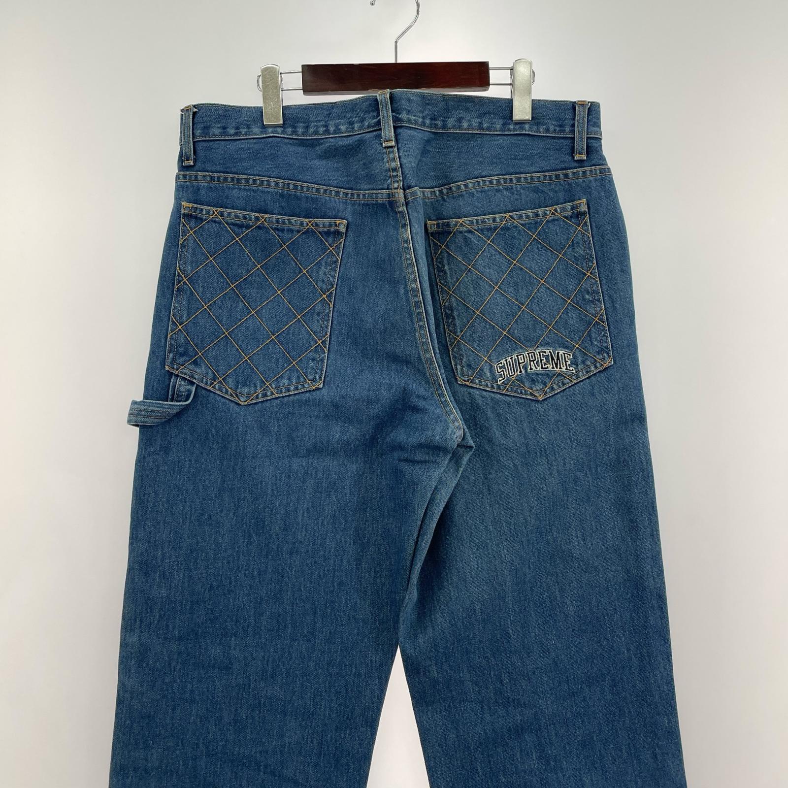 デニムパンツ 18AW Diamond Stitch Carpenter Jean (W34) 34 ブルー