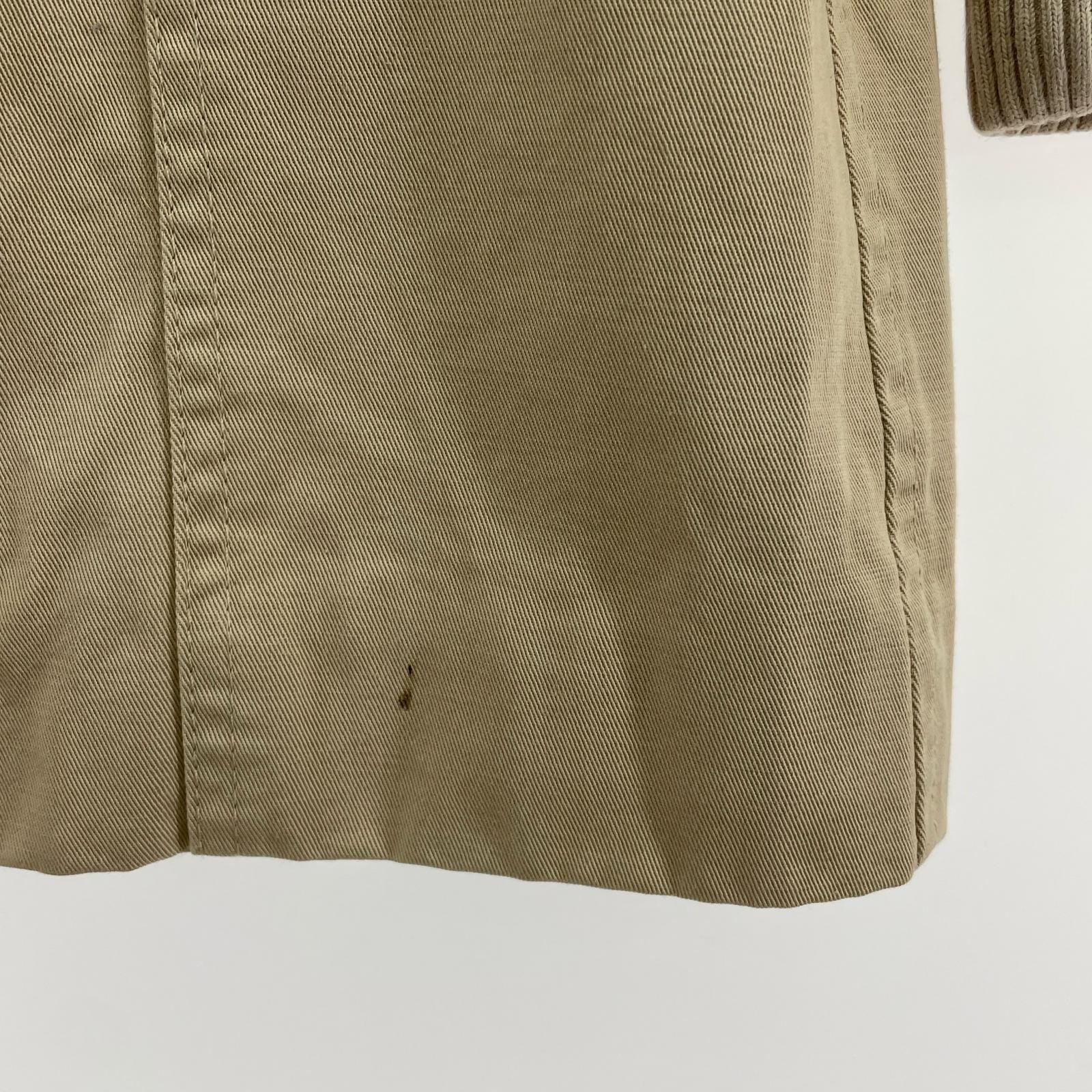 ジャケット DIESEL 襟レザーパッチワークコート S ベージュ S ベージュ