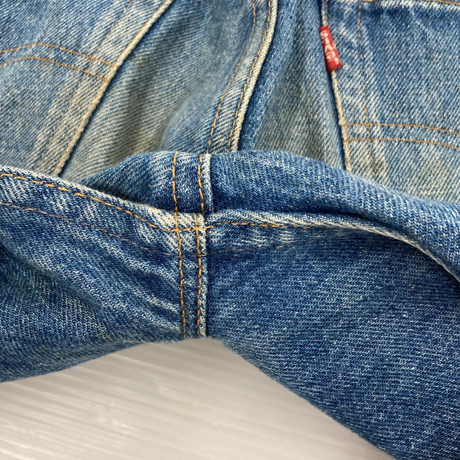 パンツ 00s 501 USA製 ボタン裏555 28/36 28 ネイビー