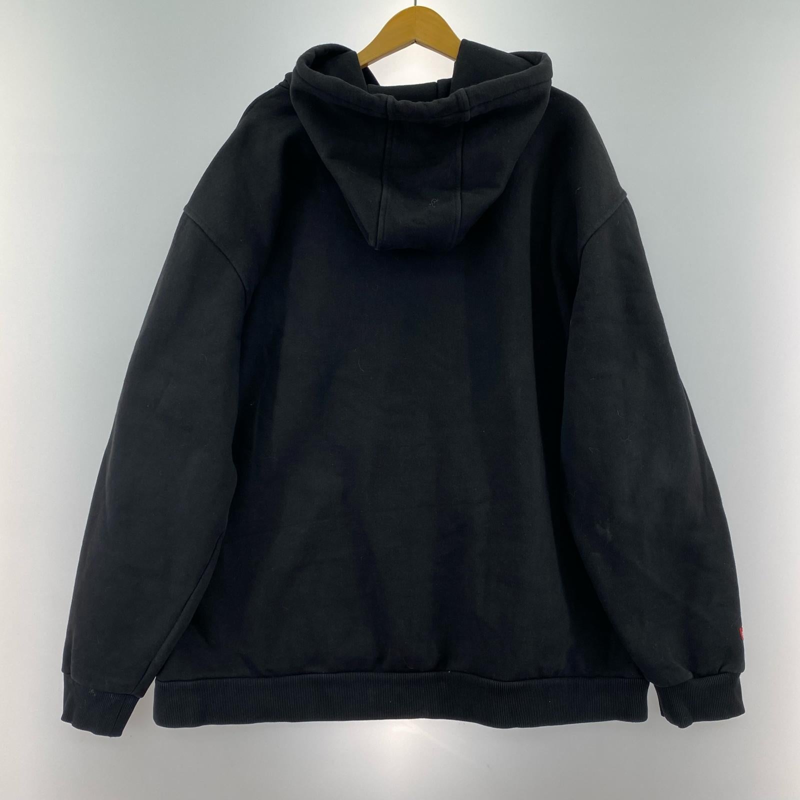 パーカー pelle pelle パーカー 黒 4XL ブラック
