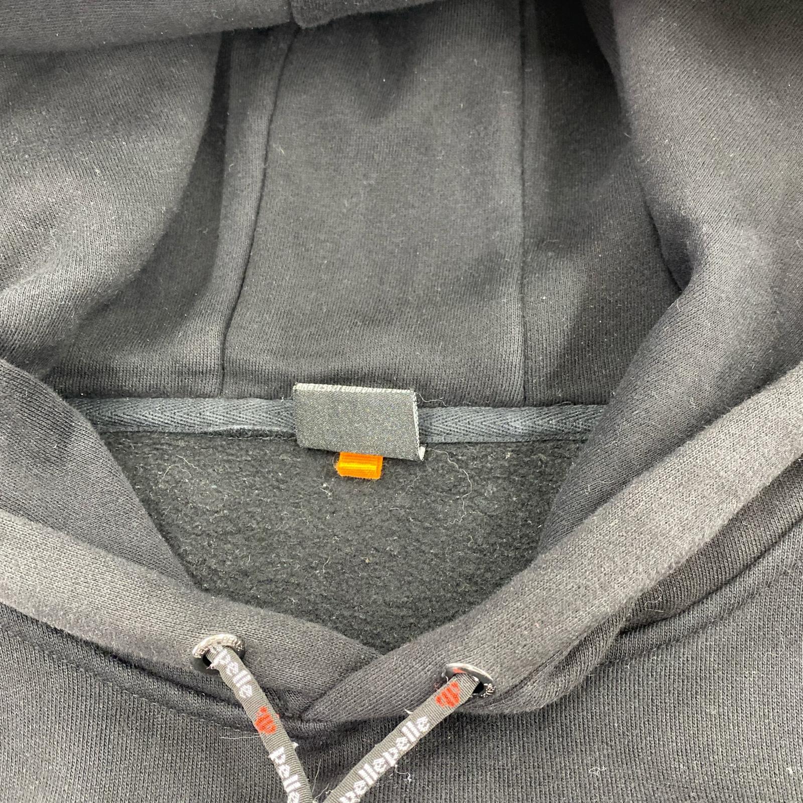 パーカー pelle pelle パーカー 黒 4XL ブラック