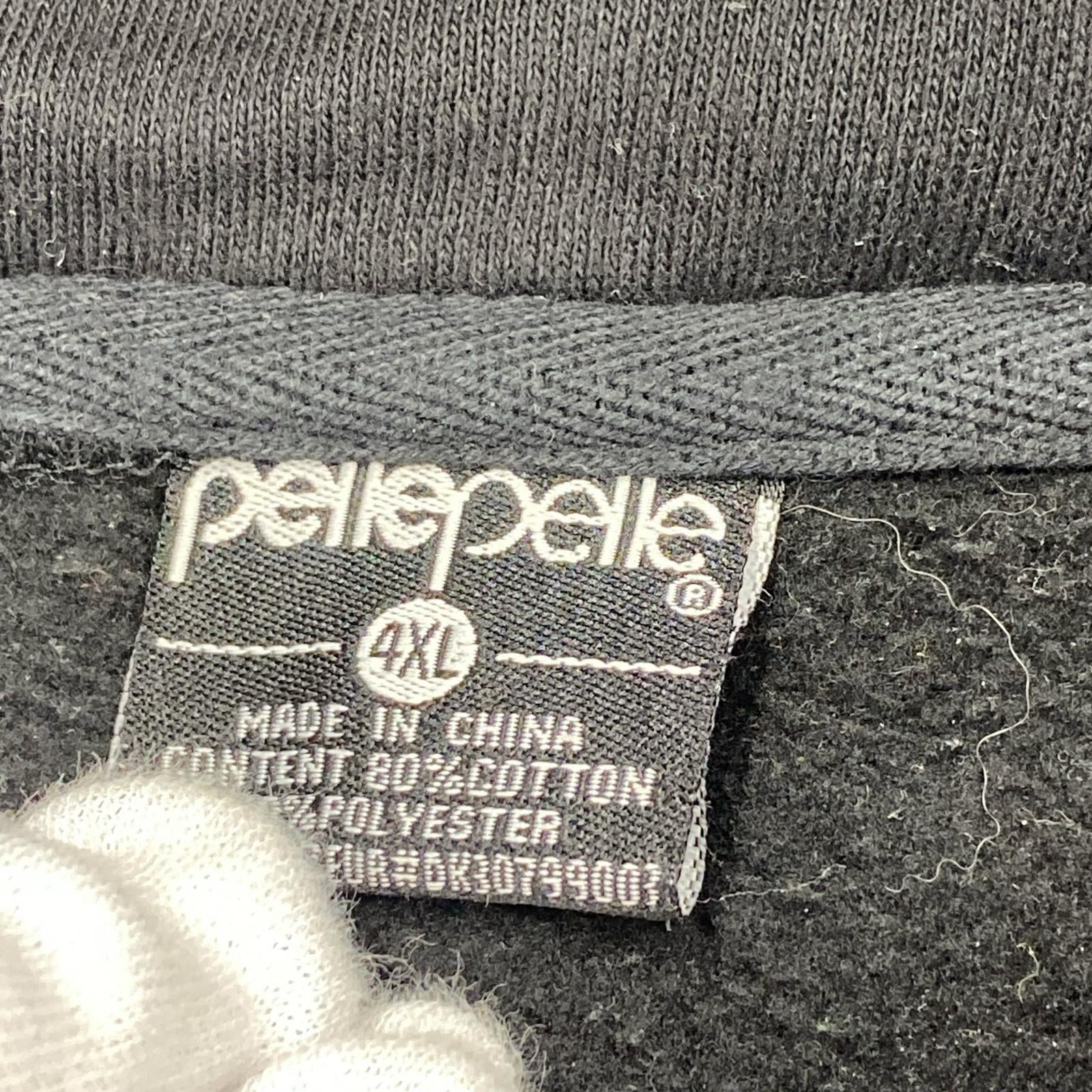 パーカー pelle pelle パーカー 黒 4XL ブラック