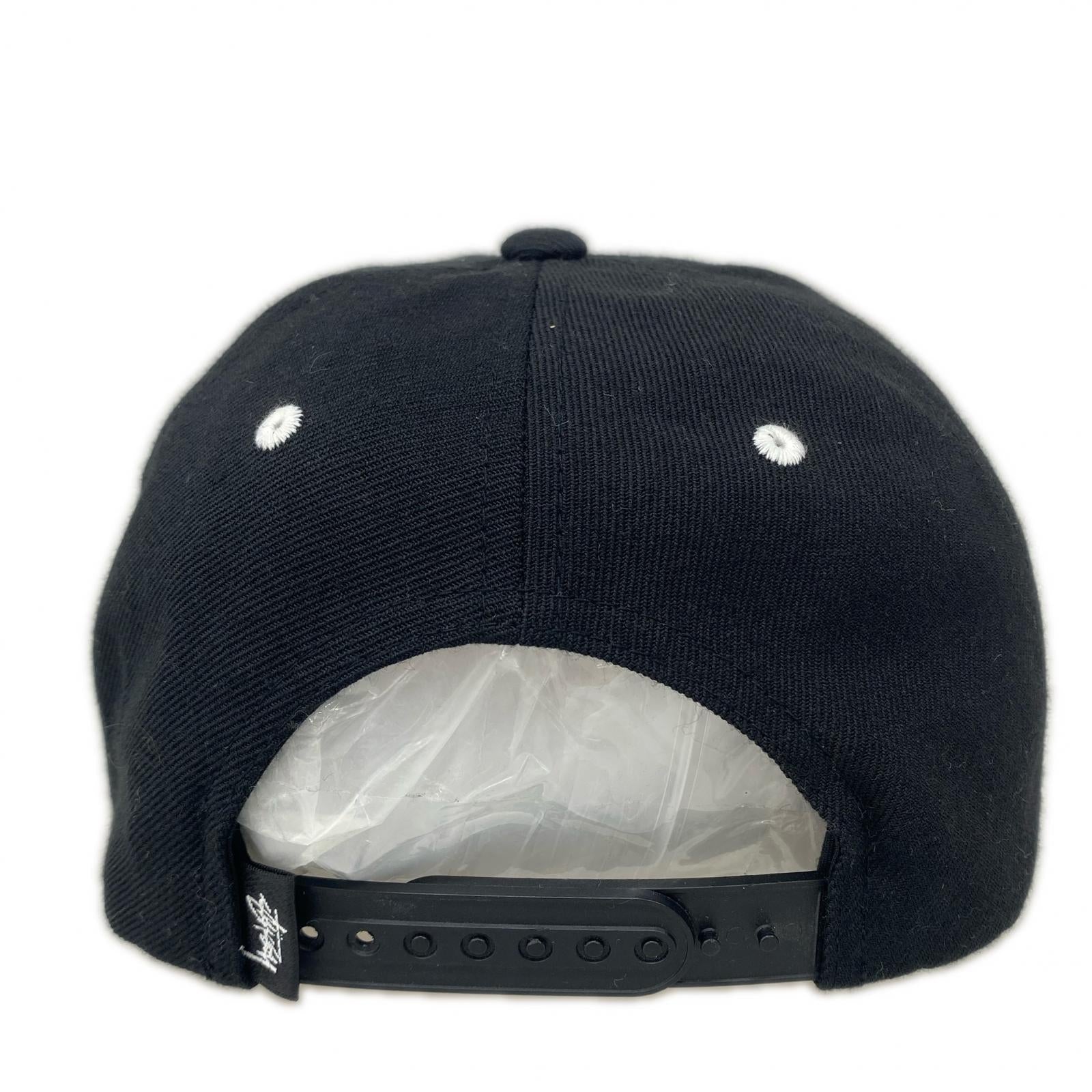 キャップ STUSSY bent crown low cap ブラック ブラック