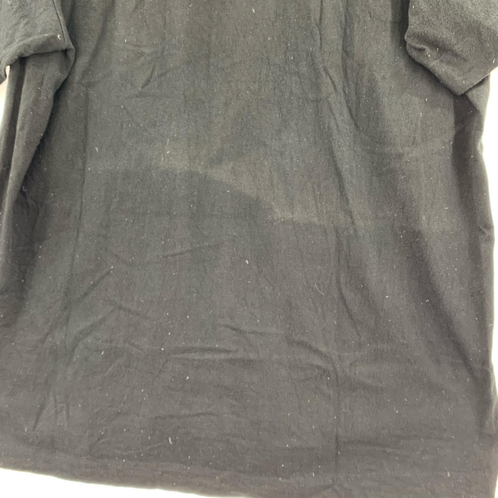 半袖Tシャツ 初期 ゲームタグ プリント 黒 (L) L ブラック