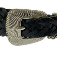 その他アクセサリー JieDa WESTERN BELT メッシュレザーベルト ブラック ブラック