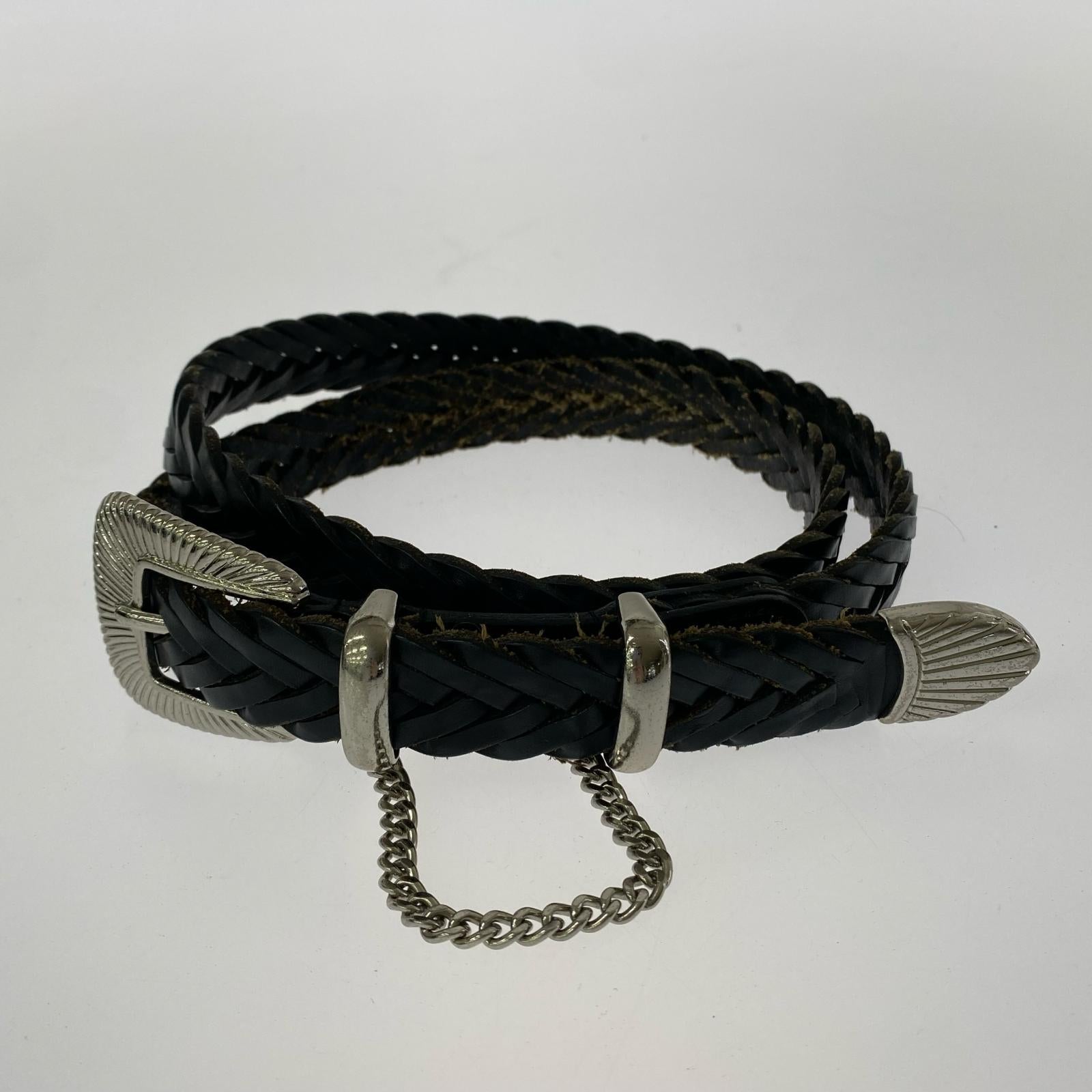 その他アクセサリー JieDa WESTERN BELT メッシュレザーベルト ブラック ブラック