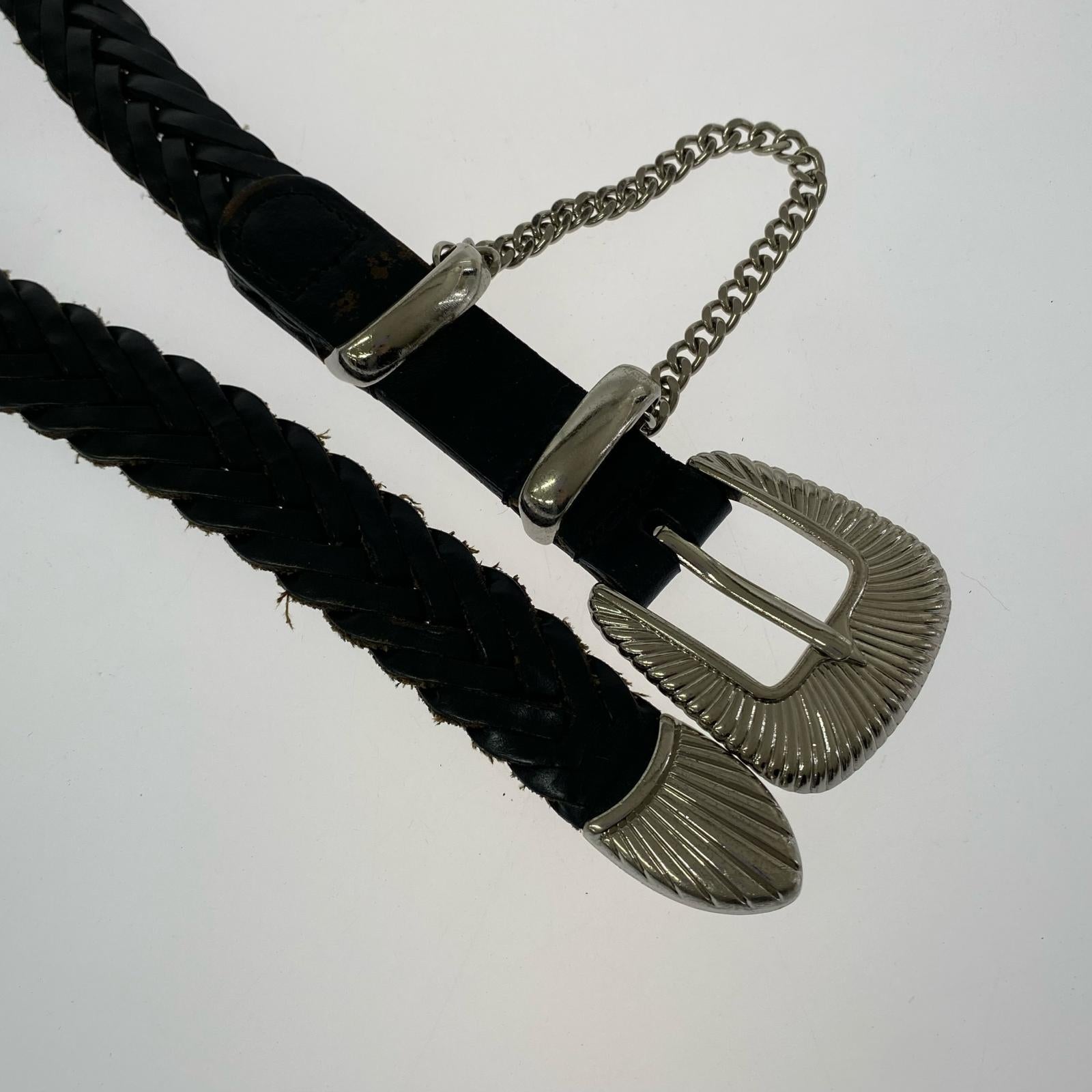 その他アクセサリー JieDa WESTERN BELT メッシュレザーベルト ブラック ブラック