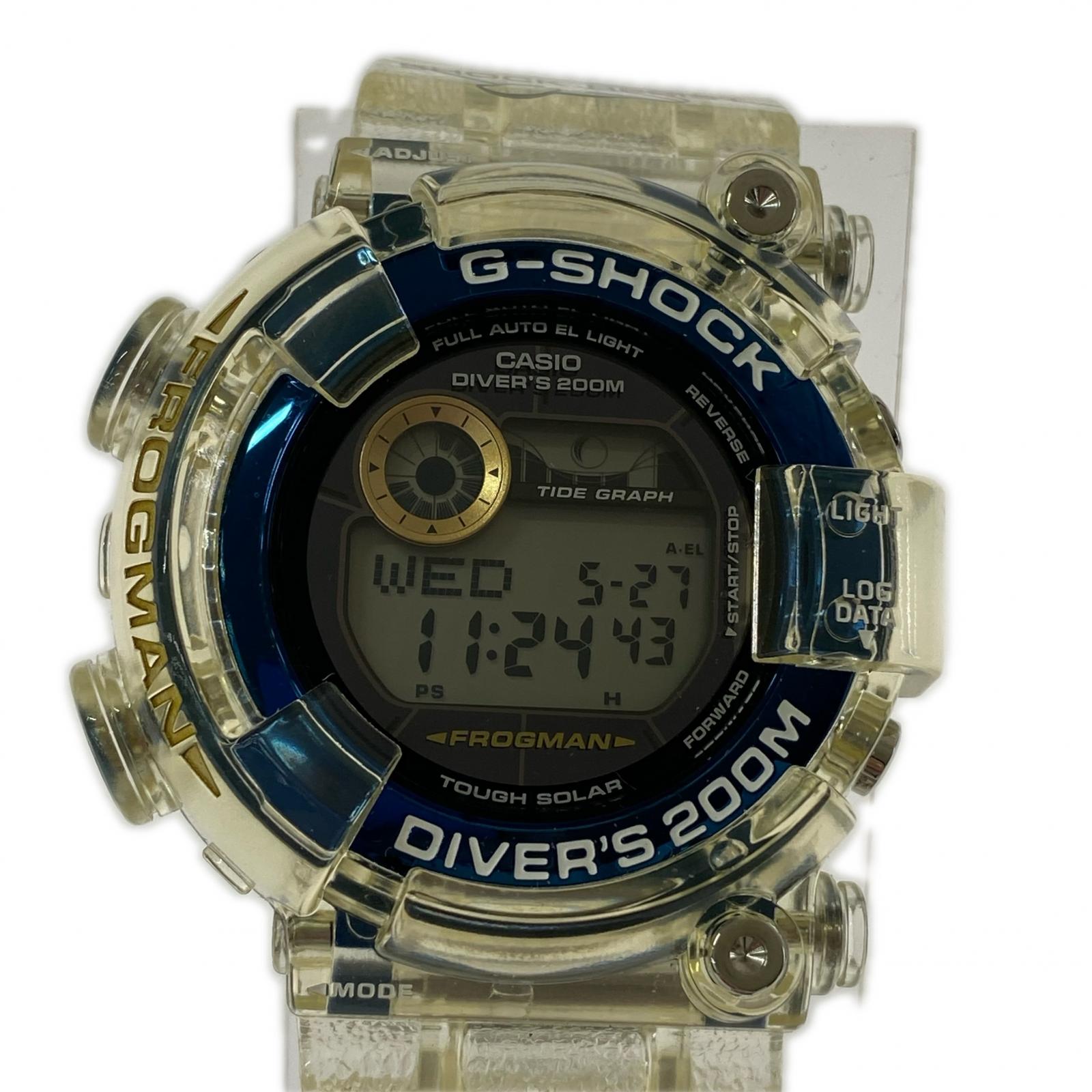 腕時計 25thANIVERSARY I・C・E・R・C FROGMAN クリア