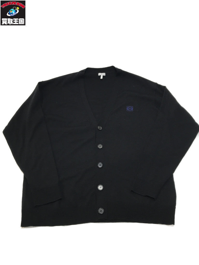 エンブロイダリー カーディガン M BLK