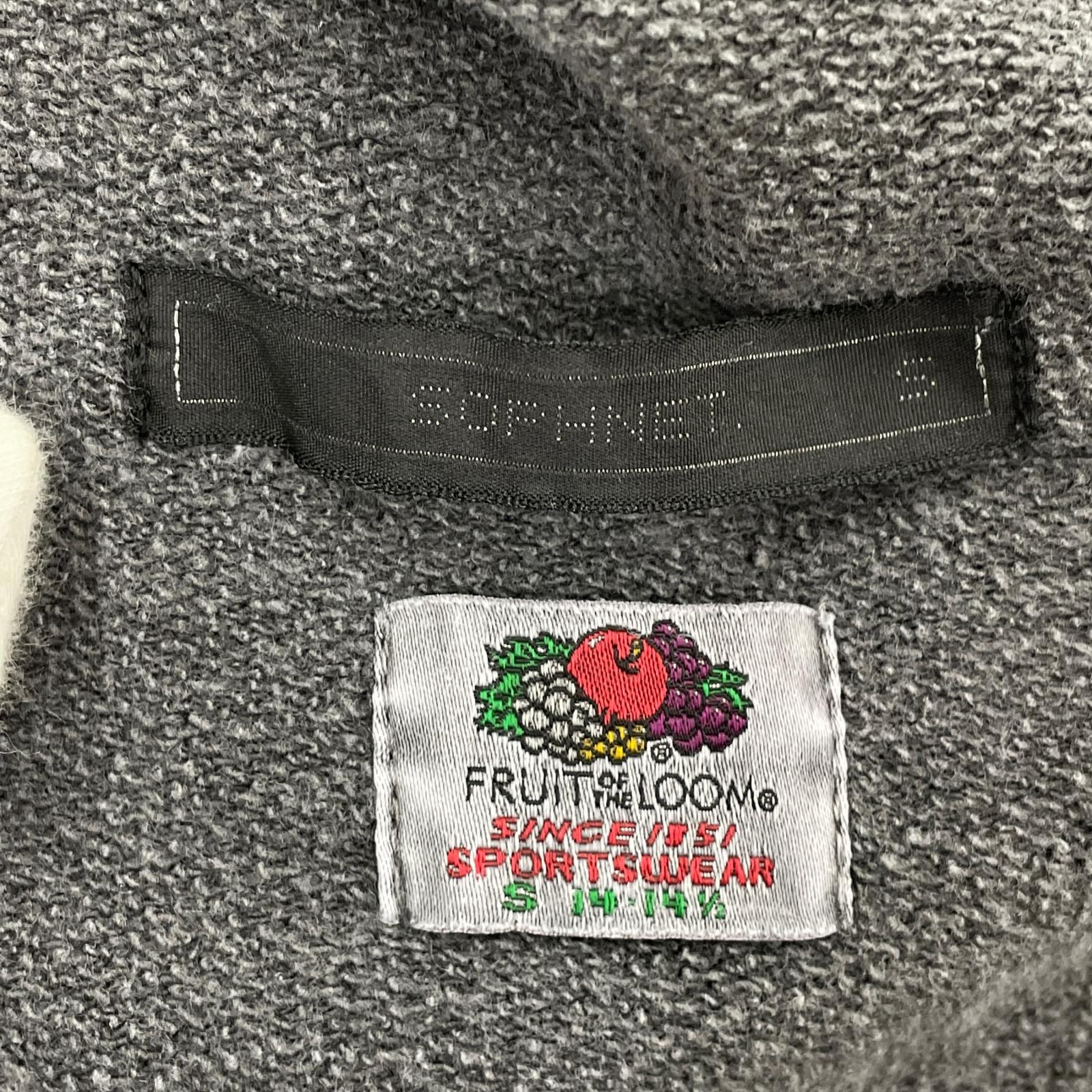 ショートパンツ FRUIT OF THE LOOM カットオフショーツ グレー S ブラック