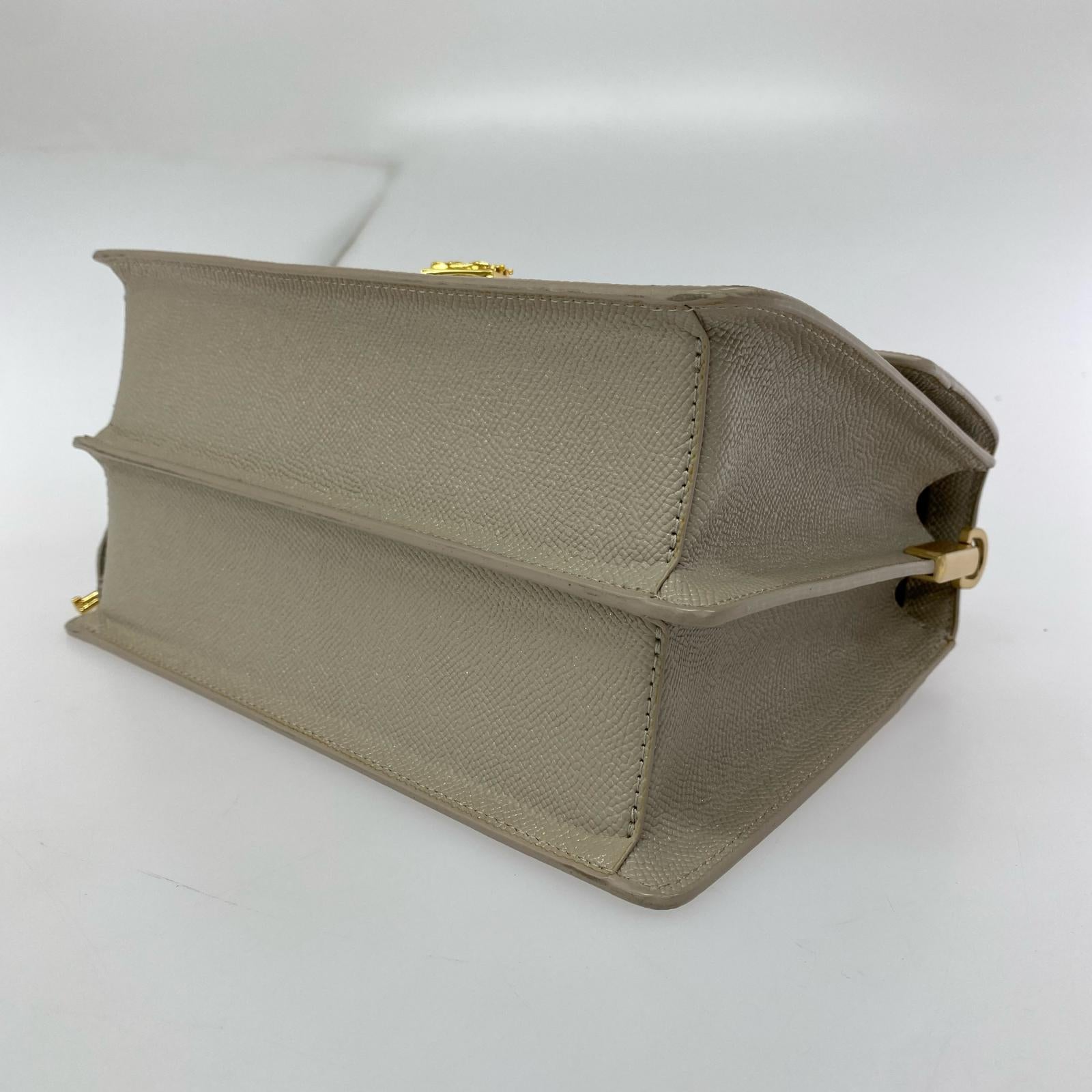 ショルダーバッグ ビジュー グレージュ