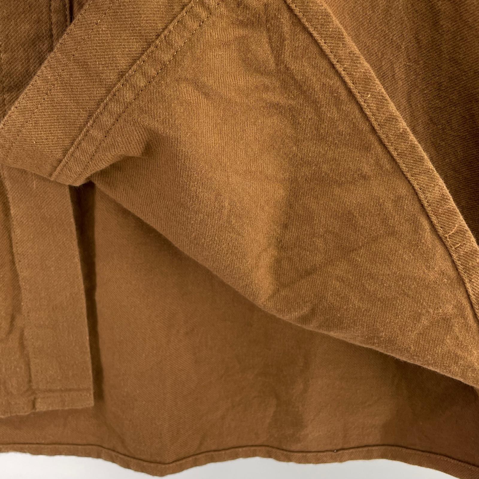 長袖シャツ OVY Soft Flannel Wide Shirts M 茶 M ブラウン