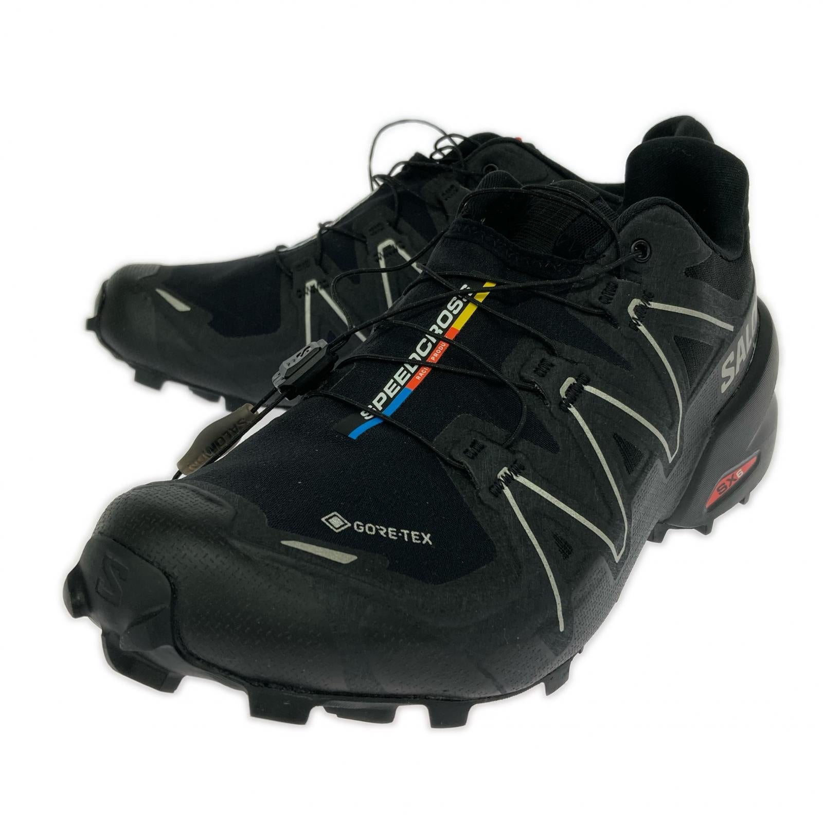 スニーカー SALOMON SPEEDCROSS 6 GTX YEARS Q1 黒 (26.5) 26.5cm (US8 1/2 UK8 EU43) ブラック