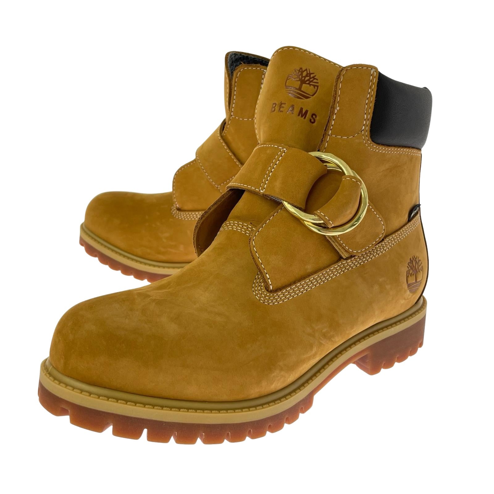 ブーツ Timberland BEAMS別注 HERITAGE MID BUCKLE GTX BOOT (25.5) 25.5cm (US7 1/2 UK7 EU41) ベージュ