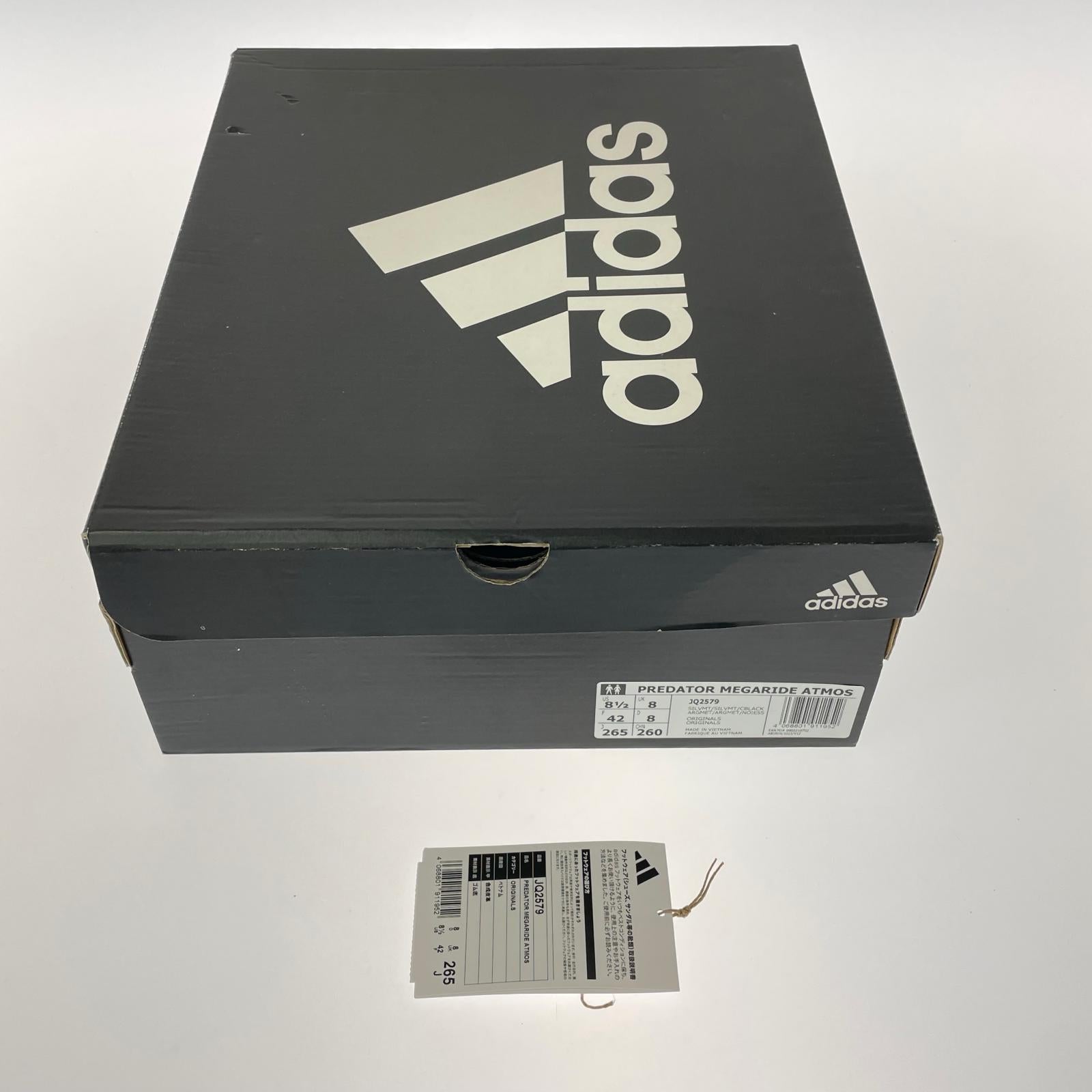 スニーカー adidas PREDATOR MEGARIDE ATOMOS JQ2579 (26.5) 26.5cm (US8 1/2 UK8 EU43) ブラック