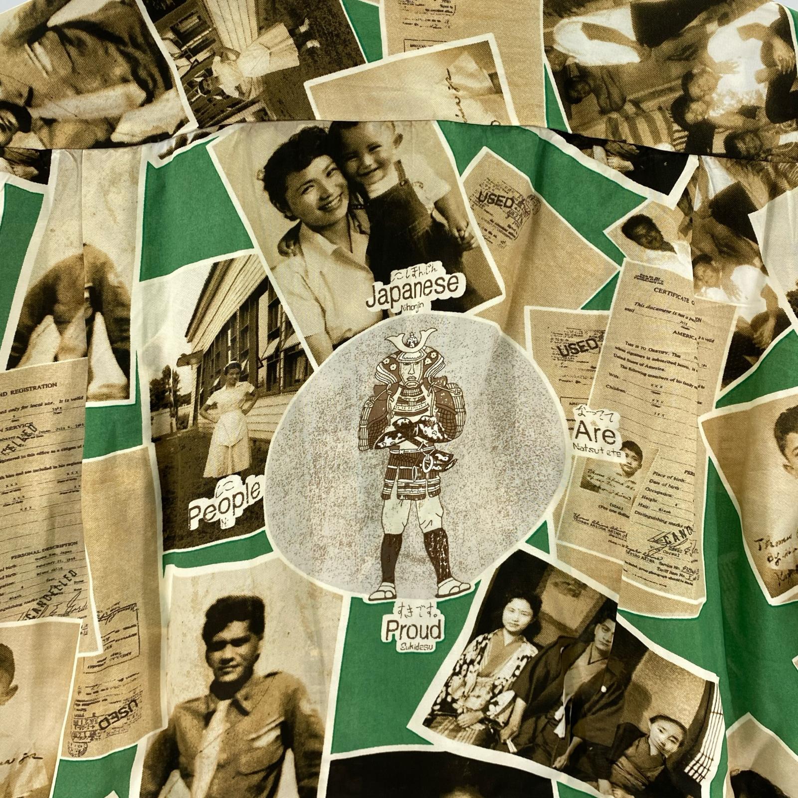半袖シャツ SUN SURF KEONI OF HAWAII FAMILY BOND アロハシャツ S ベージュ系 S