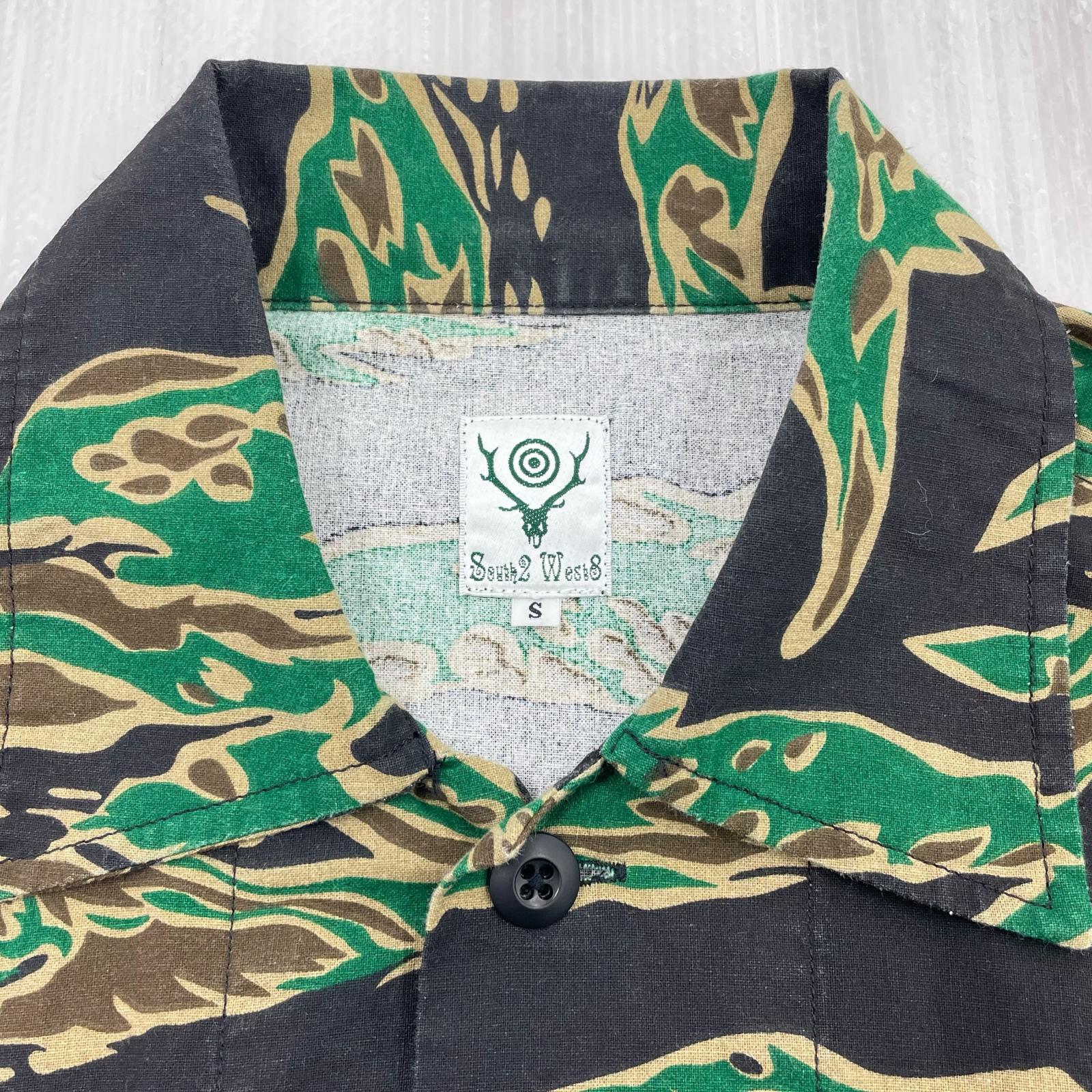 ジャケット South2 West8 タイガーカモシャツジャケット S S