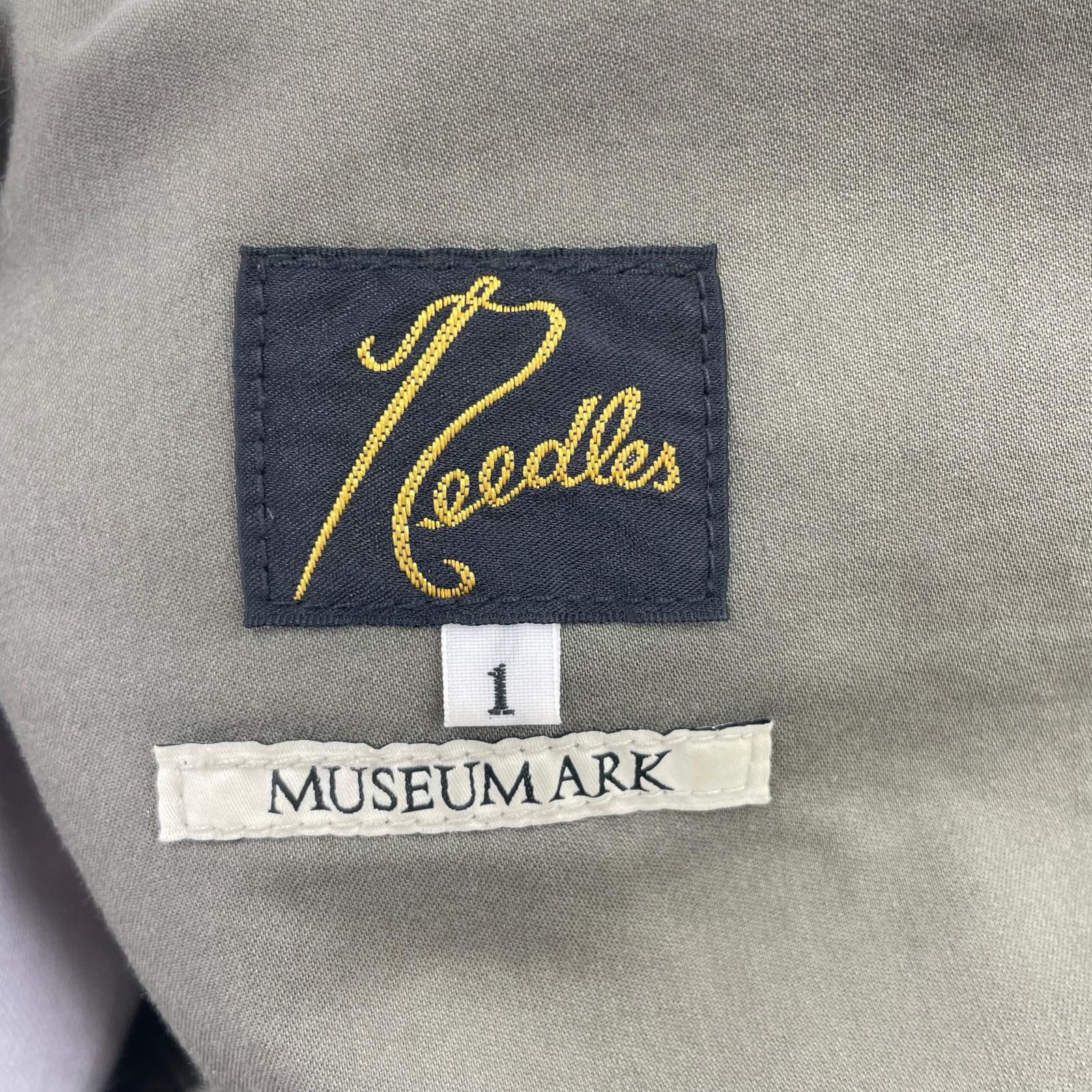 パンツ Needles MUSEUMARK ペイントヒザデルパンツ 1 オリーブ 1