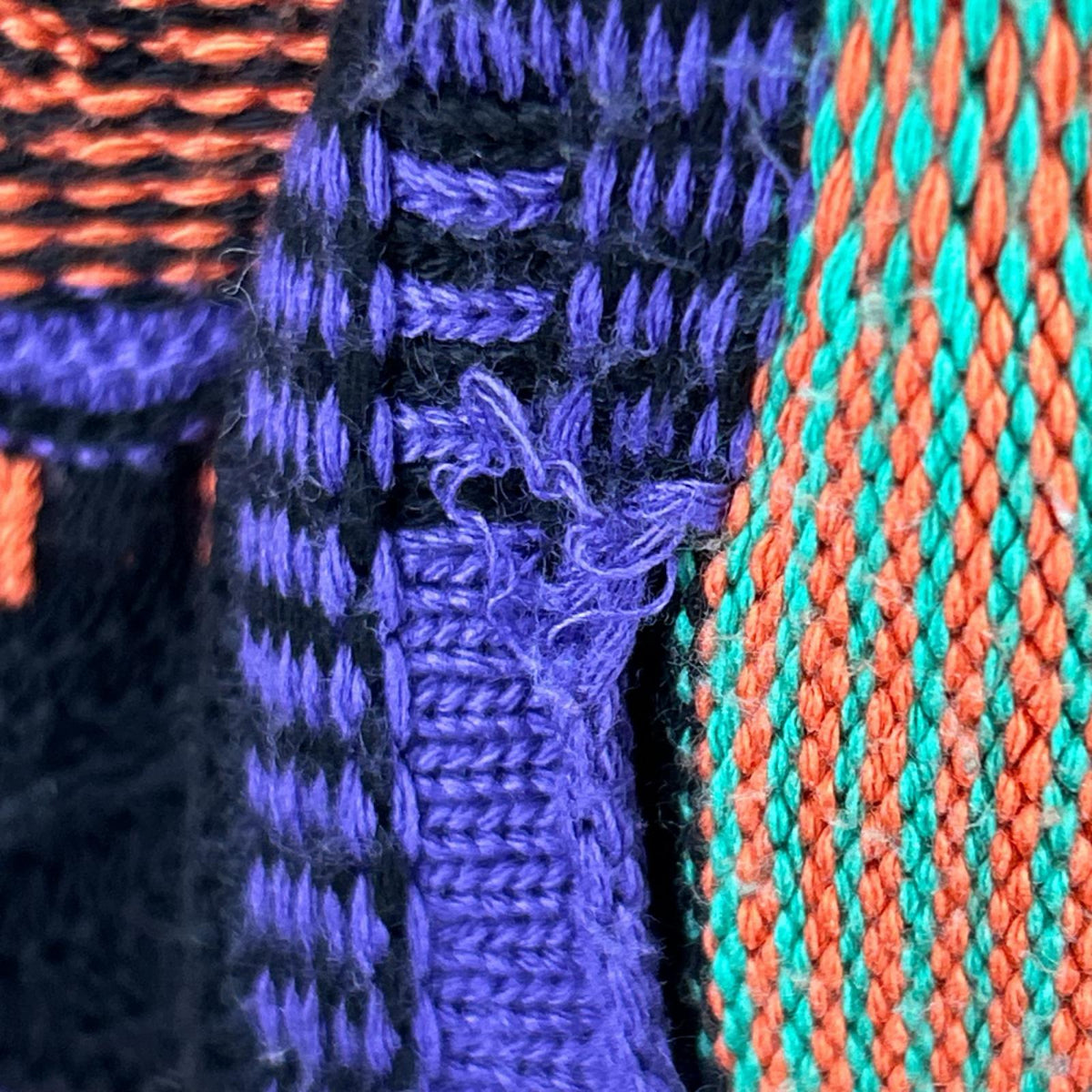 ニット STEVEN LAND 3Dニット クレイジーパターン (XXL) マルチカラー