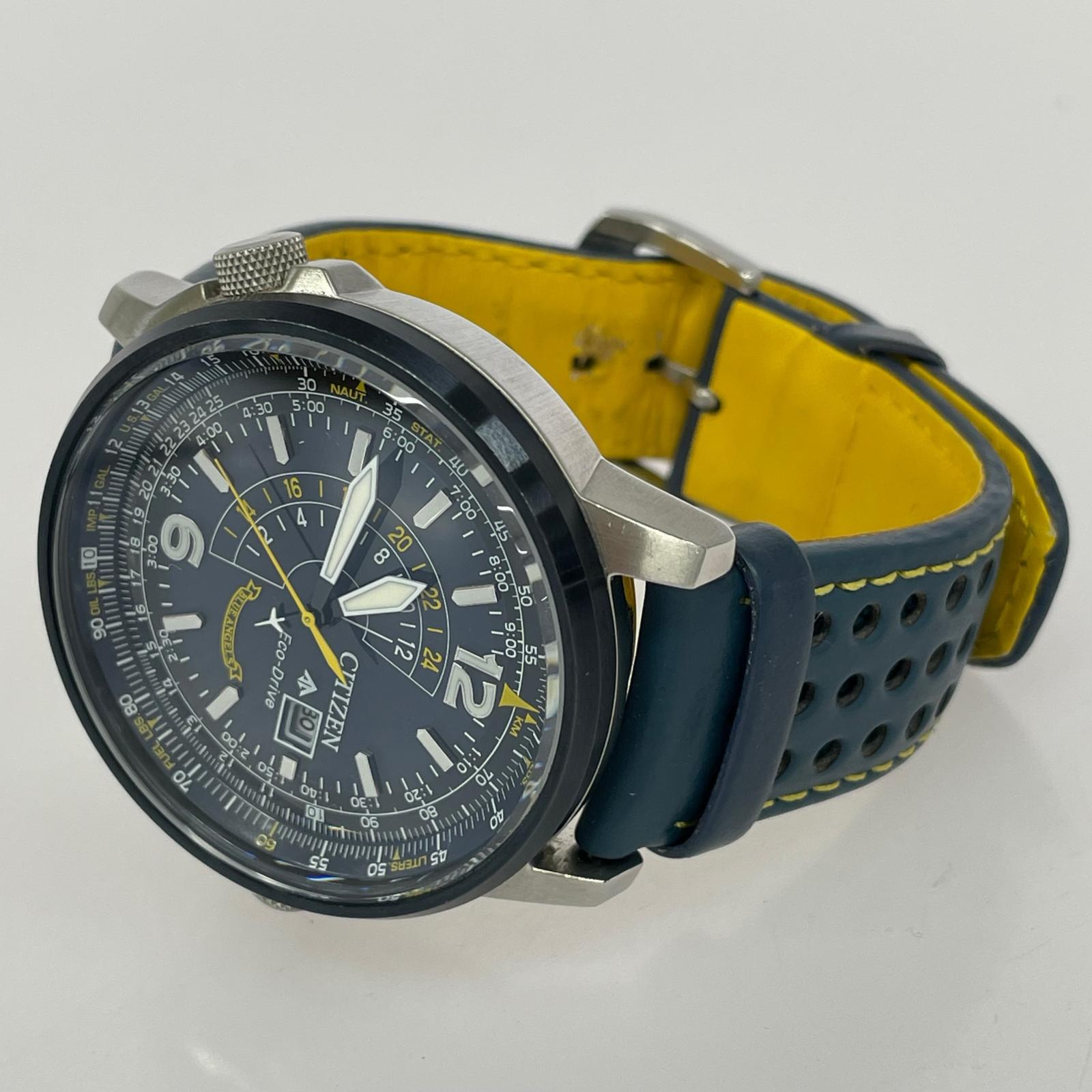腕時計 Eco-Drive BLUE ANGELS B877-009231 ブルー