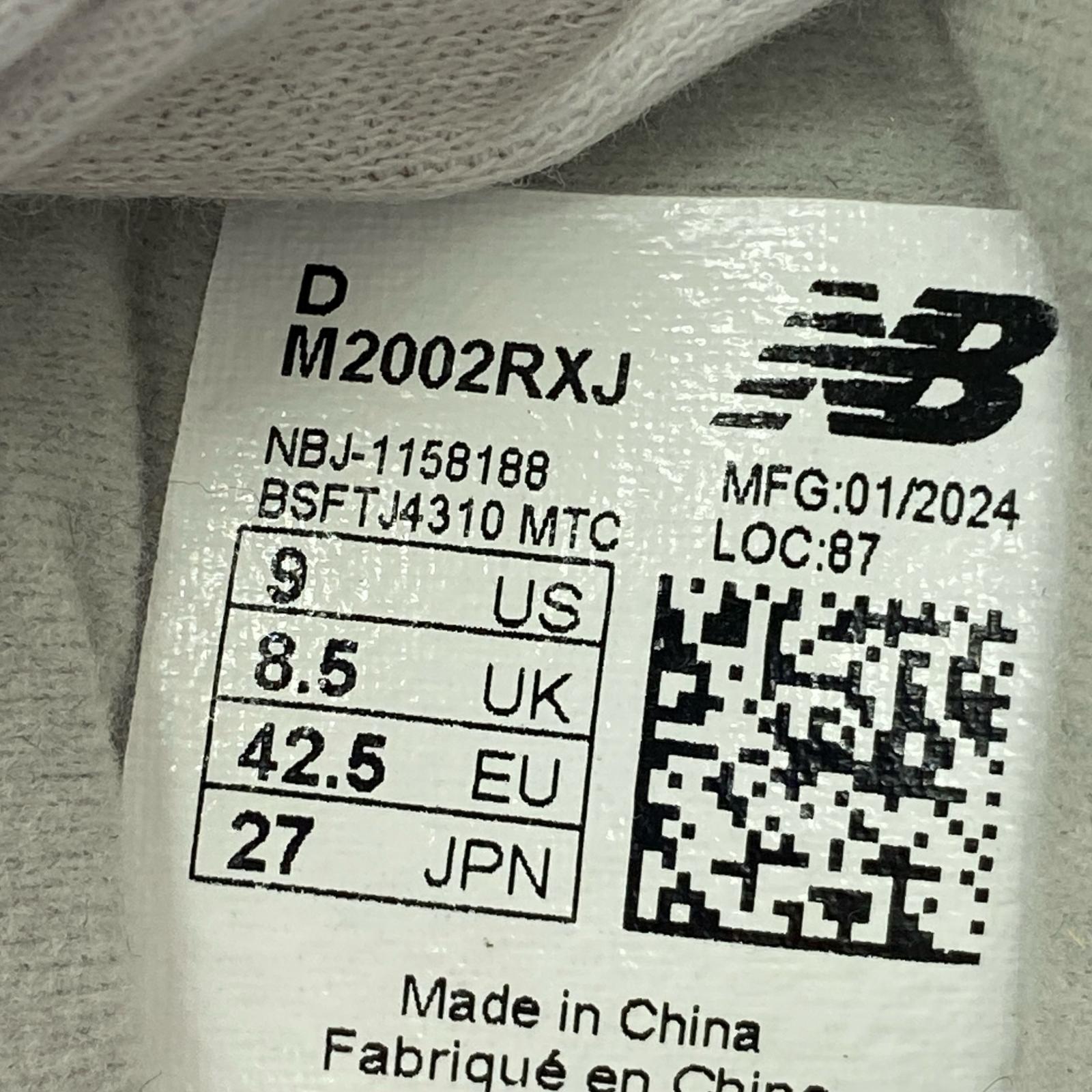 スニーカー M2002RXJ GORE-TEX CONCRETE GRAY-27.0 27cm (US9 UK8 1/2 EU44) グレー