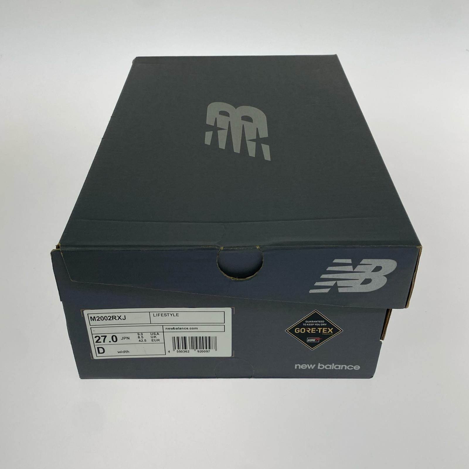 スニーカー M2002RXJ GORE-TEX CONCRETE GRAY-27.0 27cm (US9 UK8 1/2 EU44) グレー