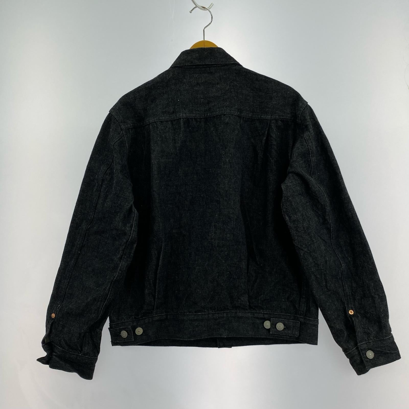 デニムジャケット 14.25oz BLACK DENIM JACKET/ブラック 38 ブラック
