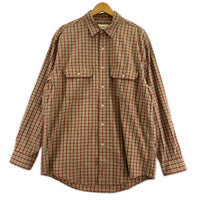 長袖シャツ 90s チェック柄 L/S シャツ (M) M