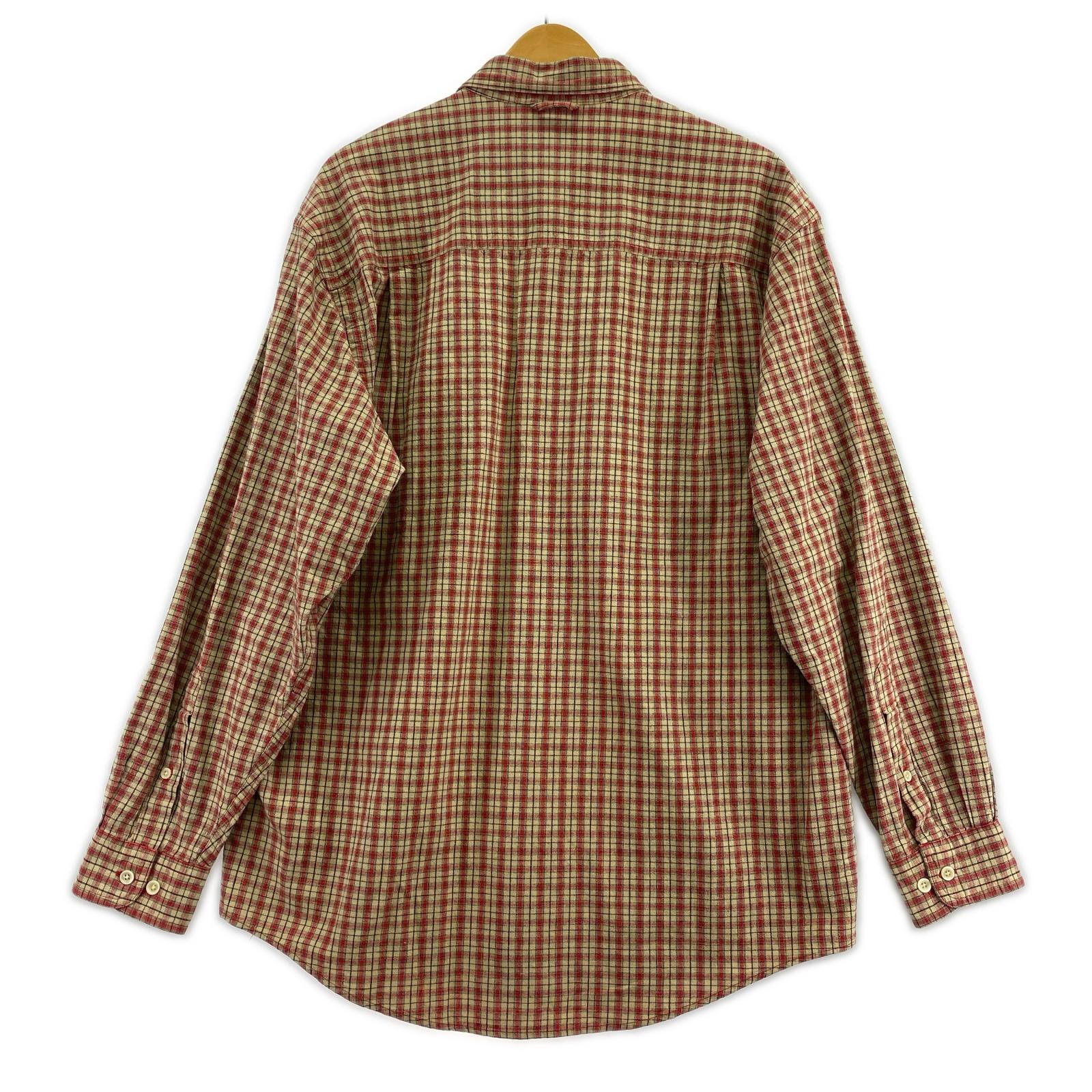長袖シャツ 90s チェック柄 L/S シャツ (M) M