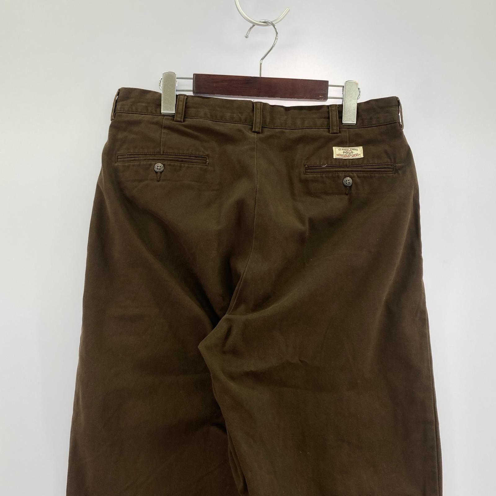 パンツ classic chino ブラウン 34/30