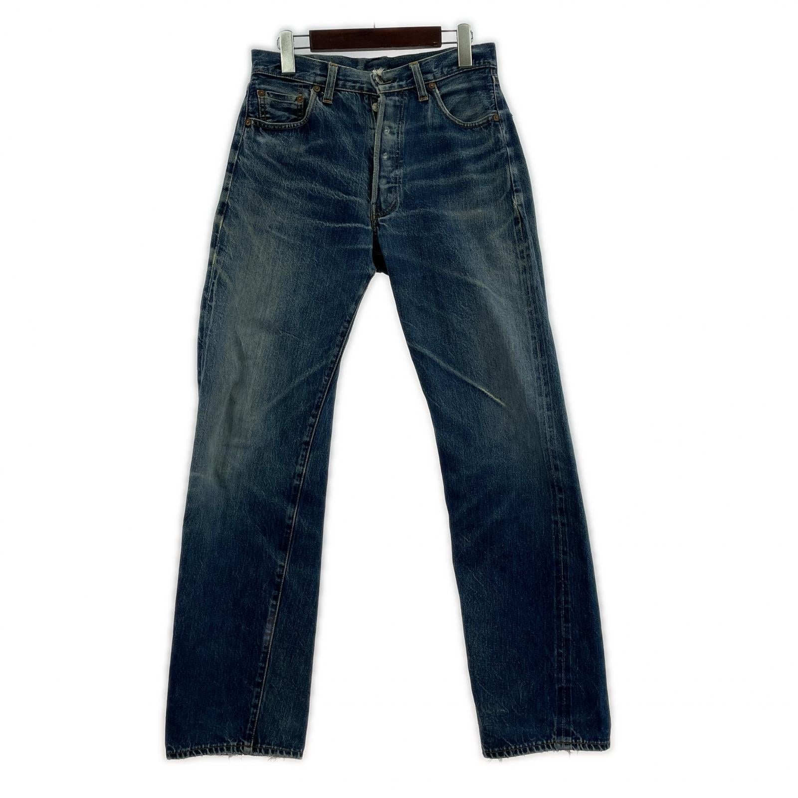 デニムパンツ 98年製 501XX ボタン裏555 バレンシア工場 31 ブルー