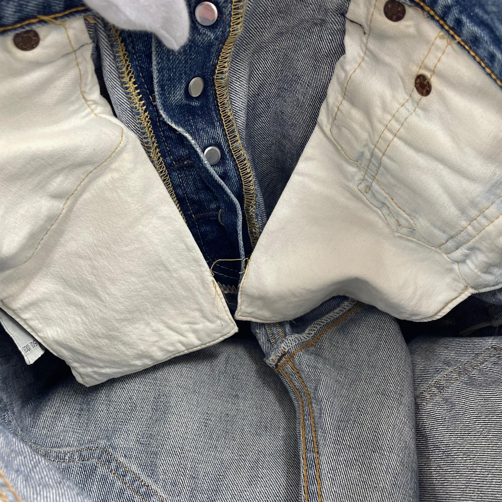 デニムパンツ 98年製 501XX ボタン裏555 バレンシア工場 31 ブルー