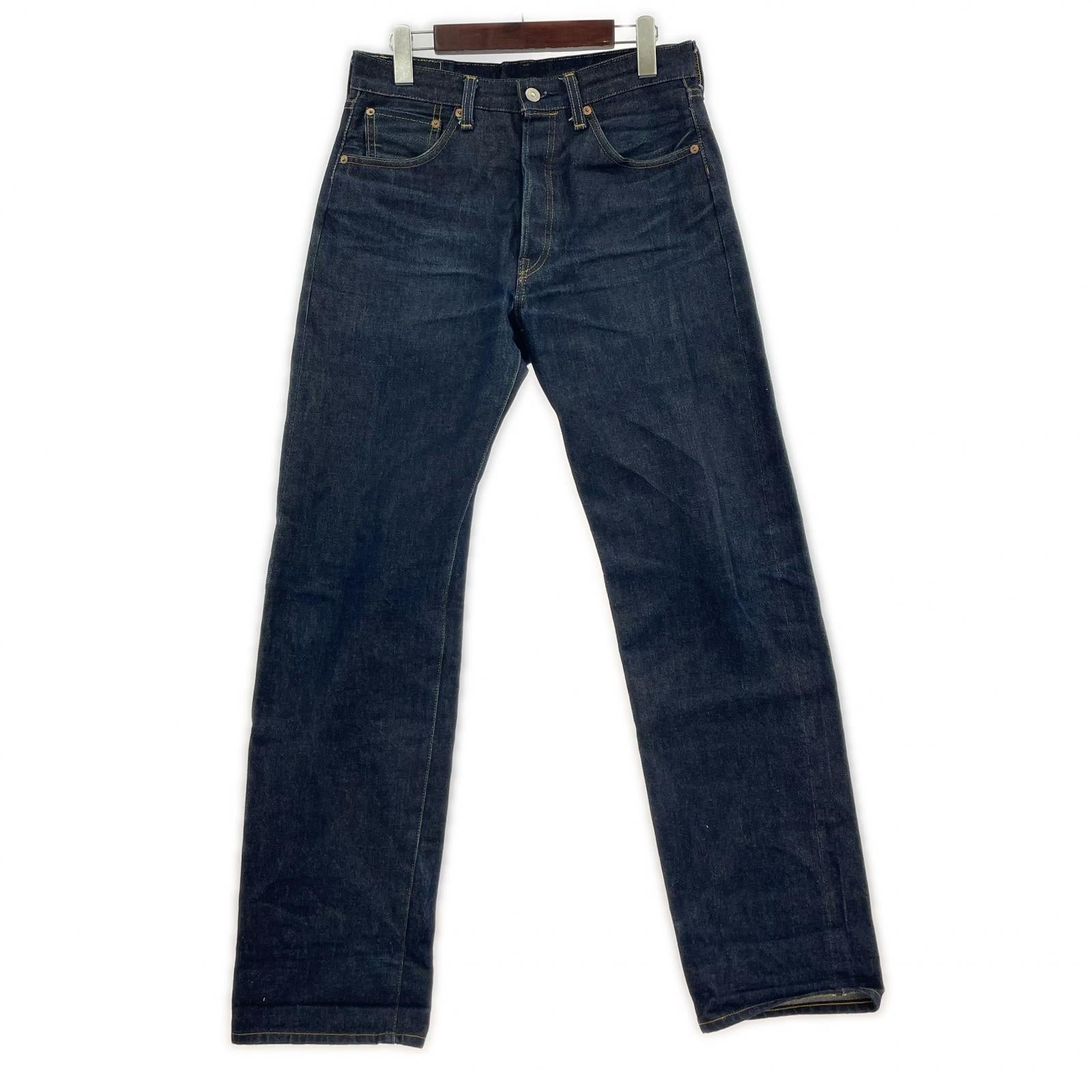 デニムパンツ LVC 復刻 日本製 501XX 1955モデル 30 ネイビー