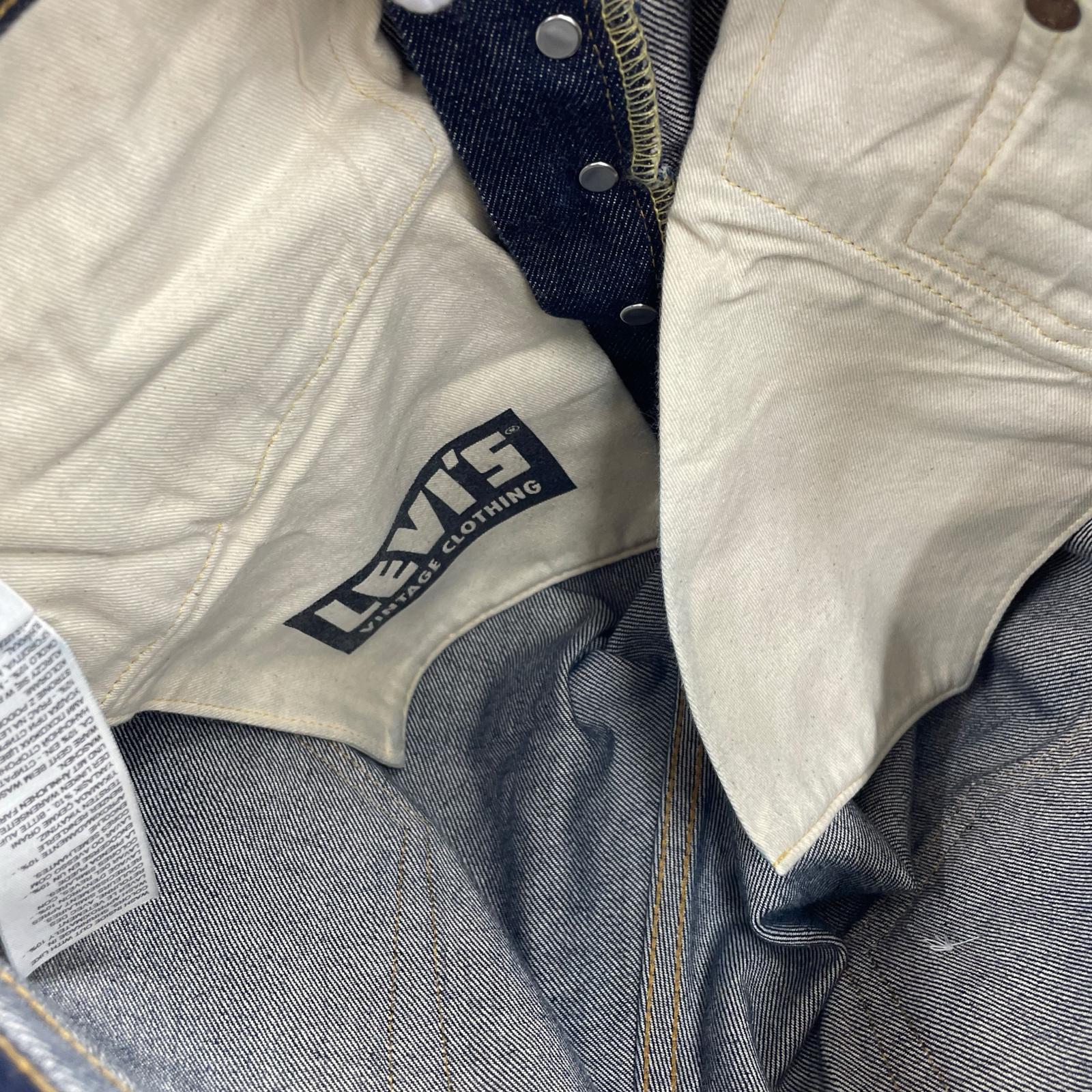 デニムパンツ LVC 復刻 日本製 501XX 1955モデル 30 ネイビー