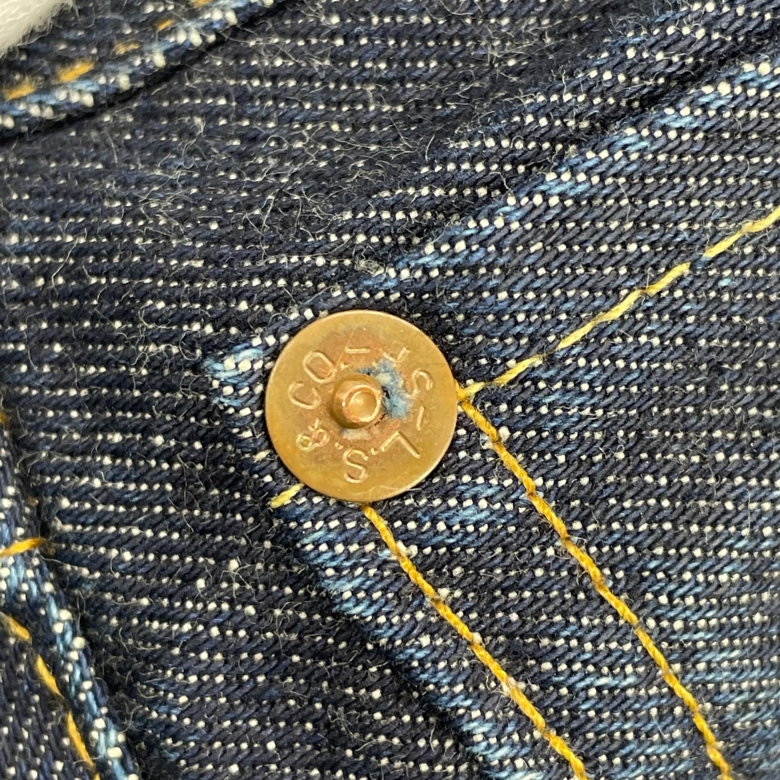 デニムパンツ LVC 復刻 日本製 501XX 1955モデル 30 ネイビー
