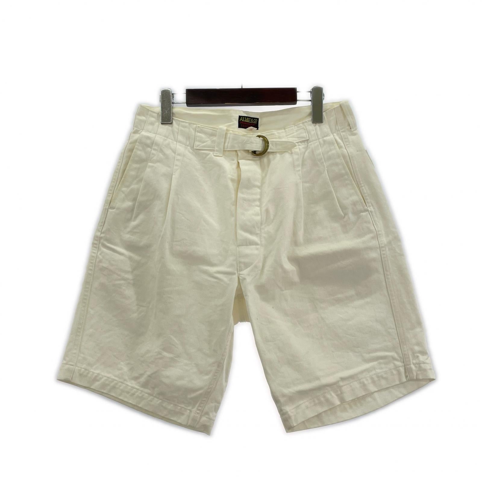 ショートパンツ atlast&co 白 32 ホワイト
