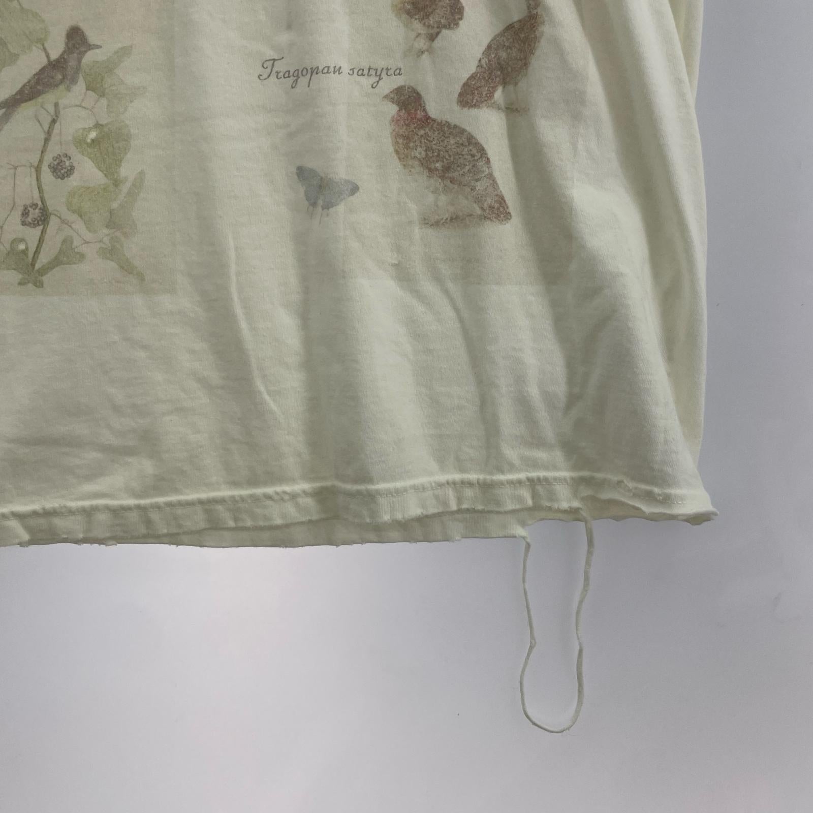 半袖Tシャツ BIRD ENCYCLOPEDIA T-SHIRT 1 ホワイト