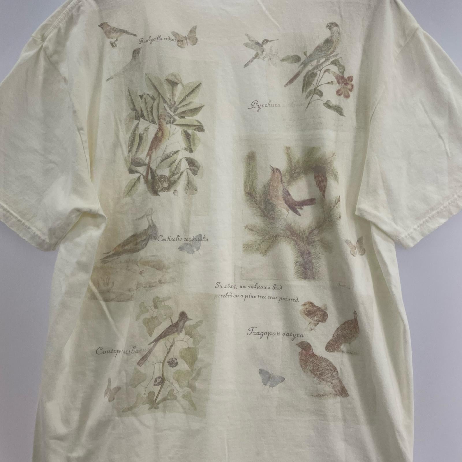 半袖Tシャツ BIRD ENCYCLOPEDIA T-SHIRT 1 ホワイト