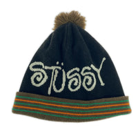 ニットキャップ OLD TAG BEANIE BLACK/BROWN