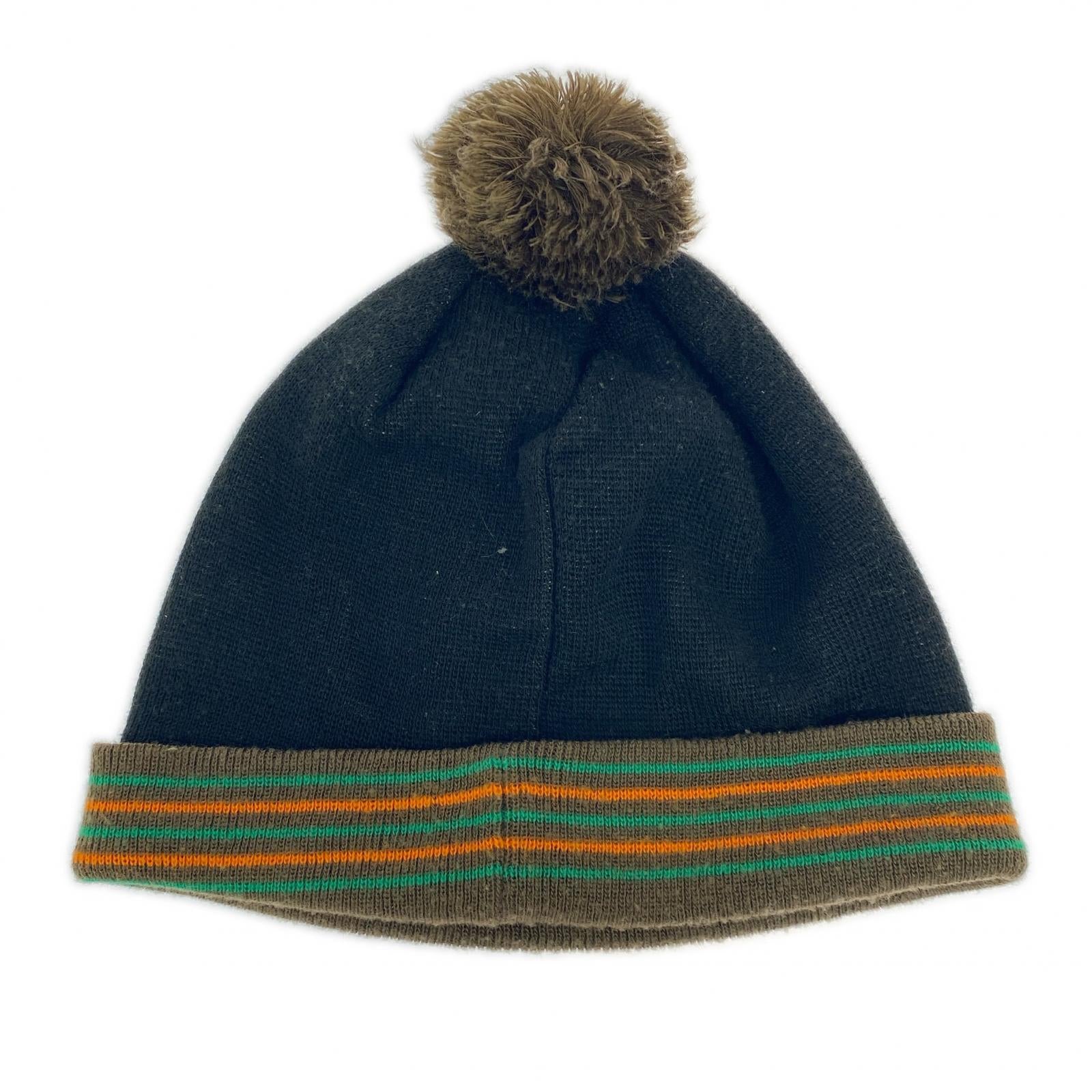 ニットキャップ OLD TAG BEANIE BLACK/BROWN