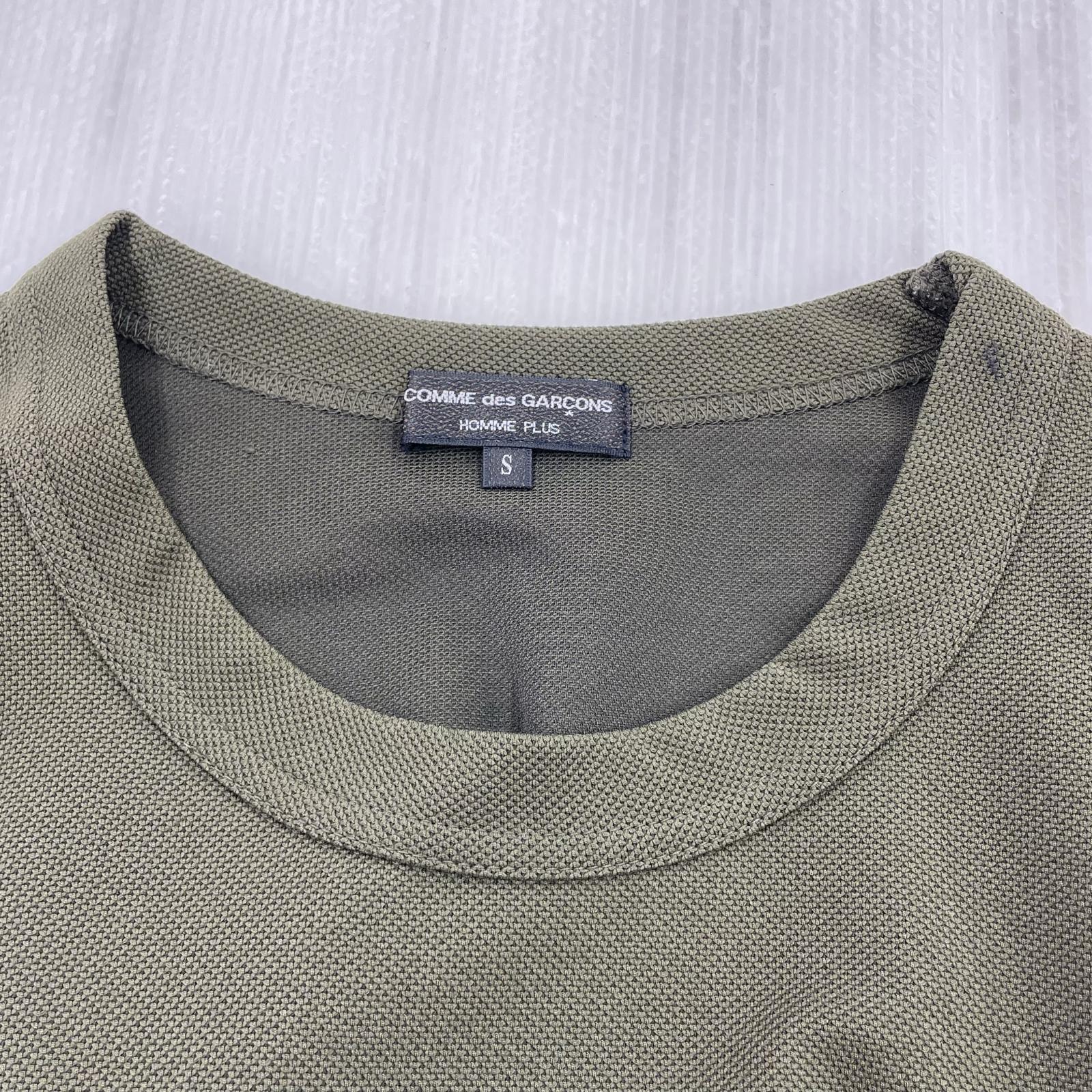 半袖Tシャツ COMME des GARCONS HOMME PLUS 25SS エステルTee S オリーブ S