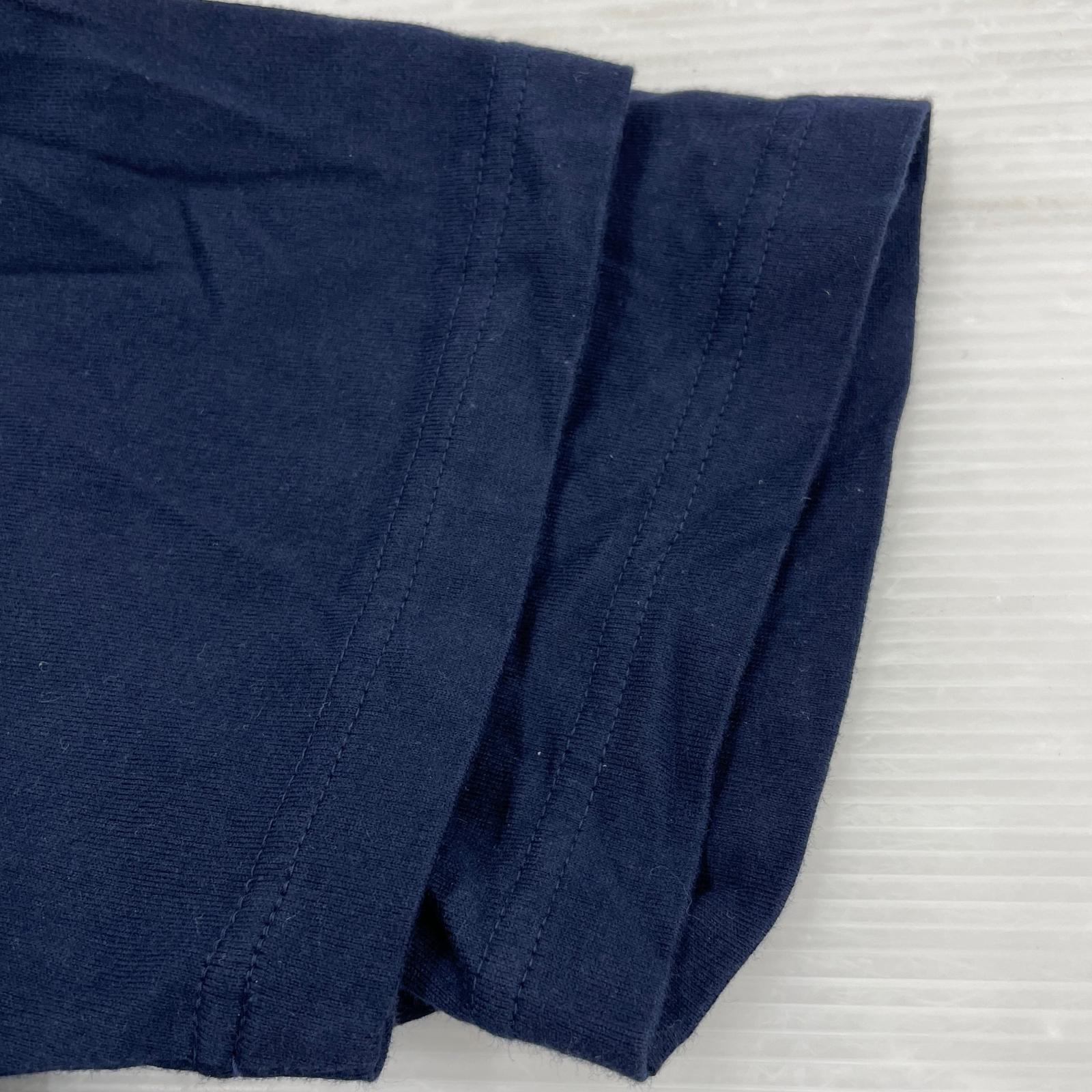 半袖Tシャツ ロゴプリント 綿天竺 半袖カットソー L