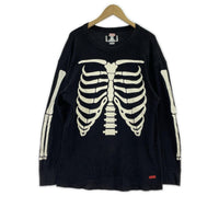 長袖Tシャツ bones thermal 黒 XL ブラック
